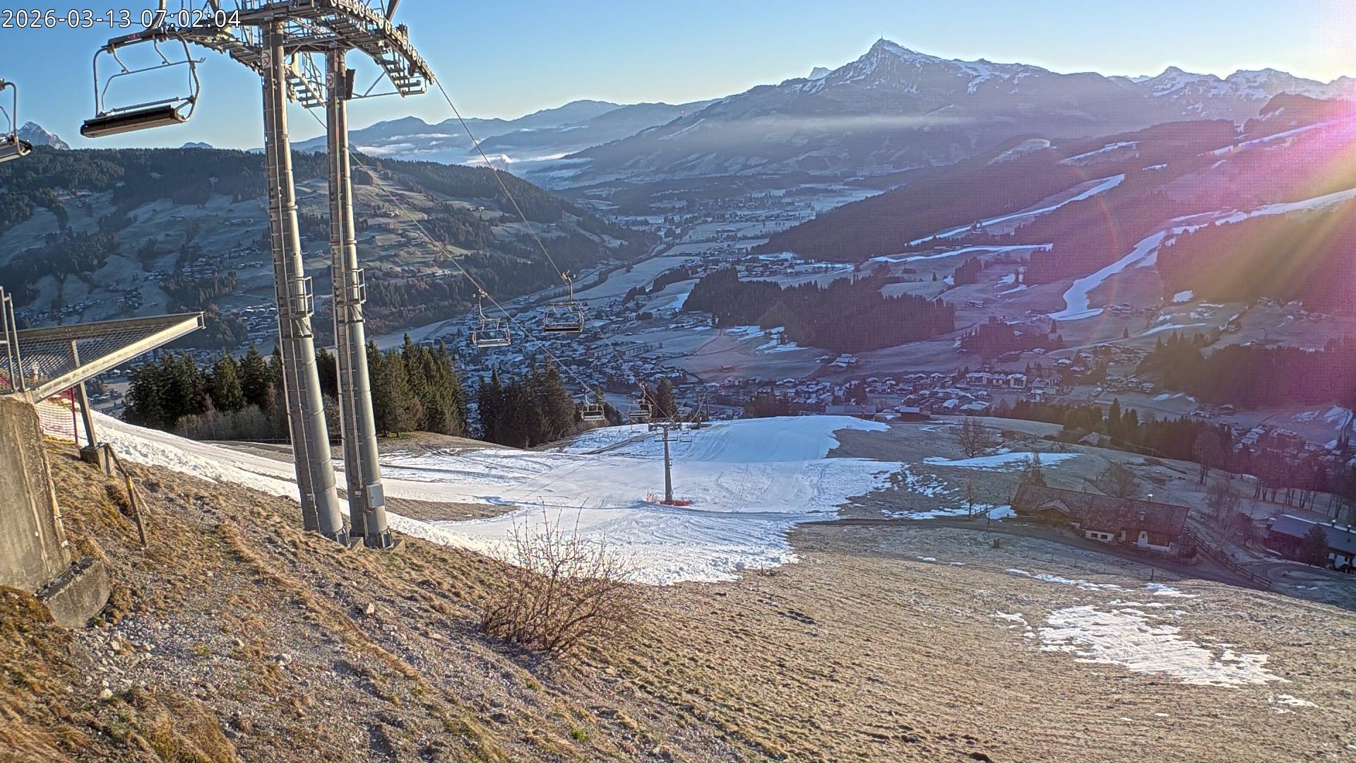 Archiv Foto Webcam Bergstation Gaisberg, Kitzbühel
