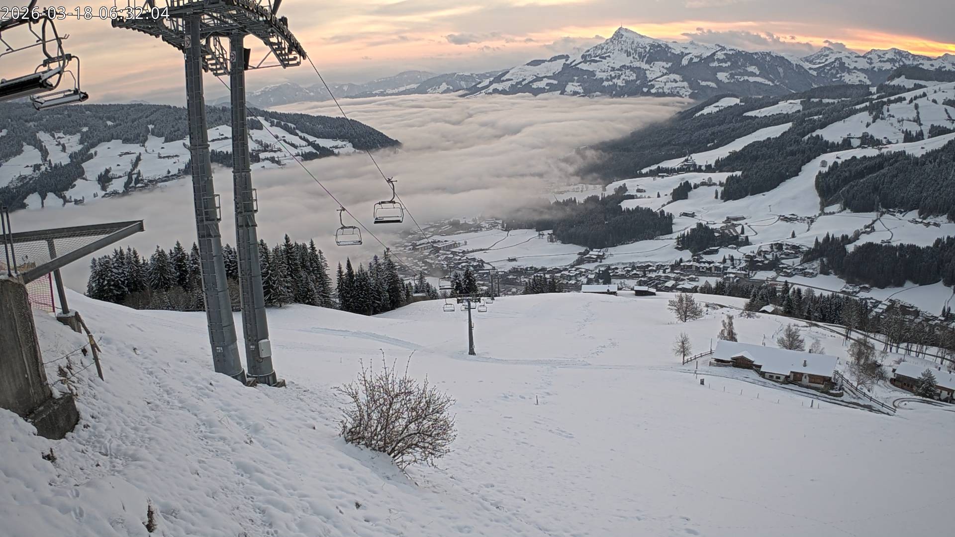 Archiv Foto Webcam Bergstation Gaisberg, Kitzbühel