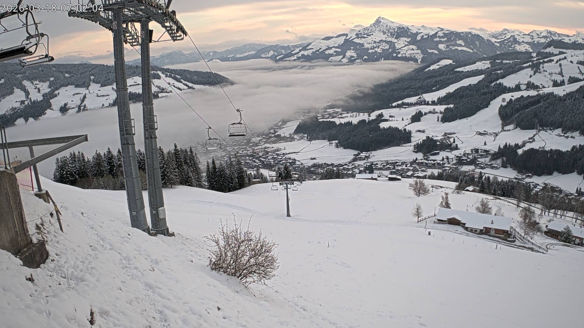 Archiv Foto Webcam Bergstation Gaisberg, Kitzbühel
