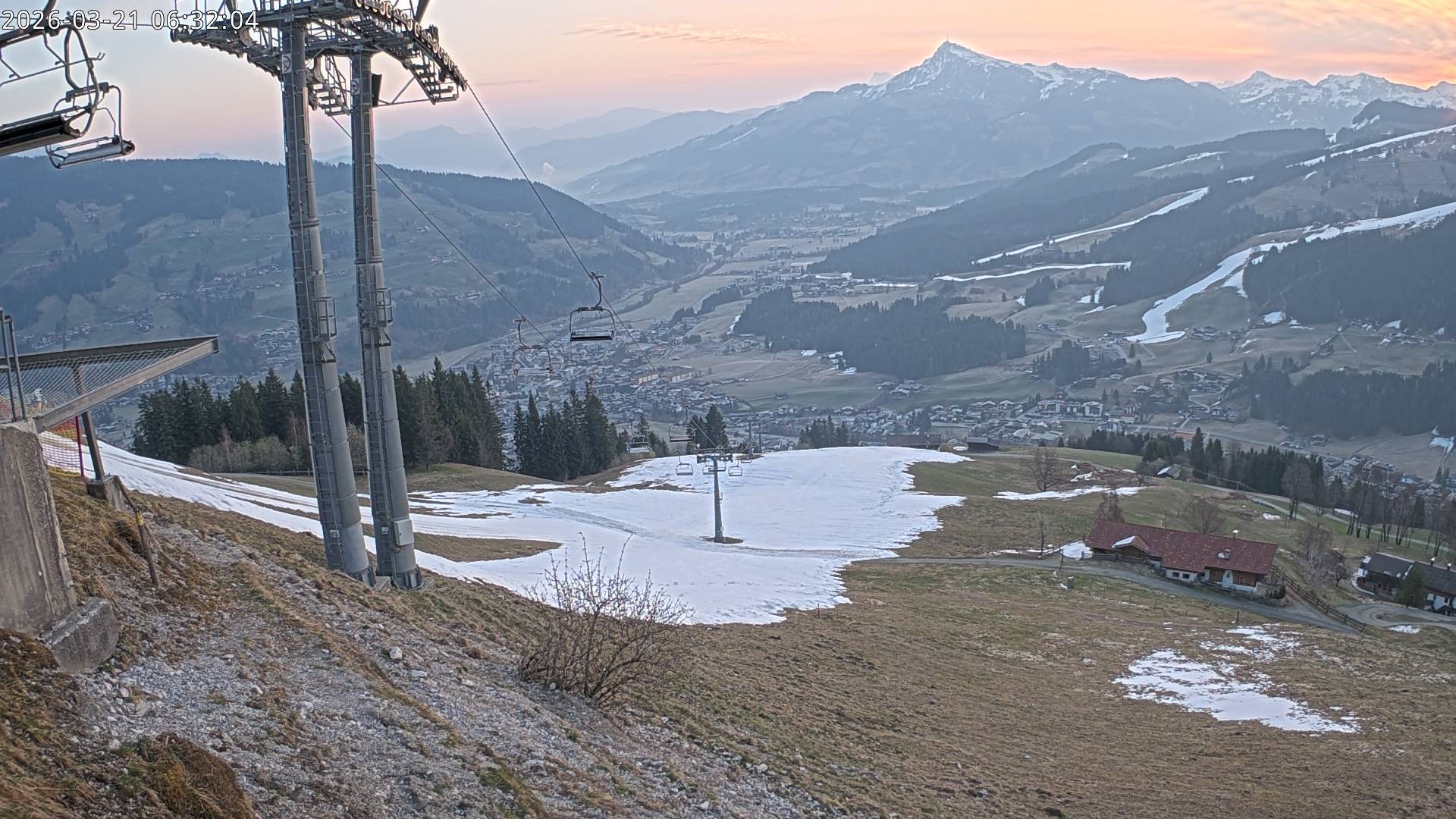 Archiv Foto Webcam Bergstation Gaisberg, Kitzbühel