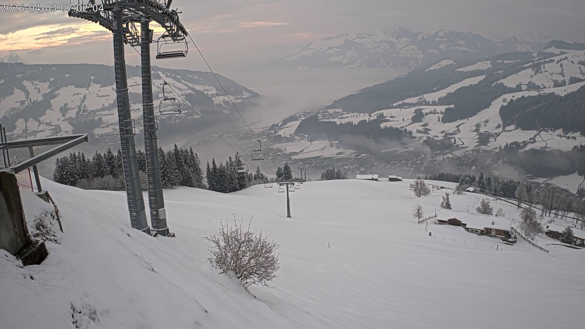 Archiv Foto Webcam Bergstation Gaisberg, Kitzbühel
