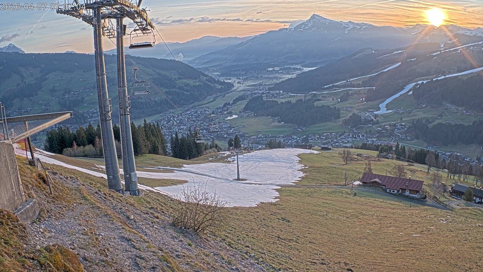 Archived image Webcam Gaisberg mountain station