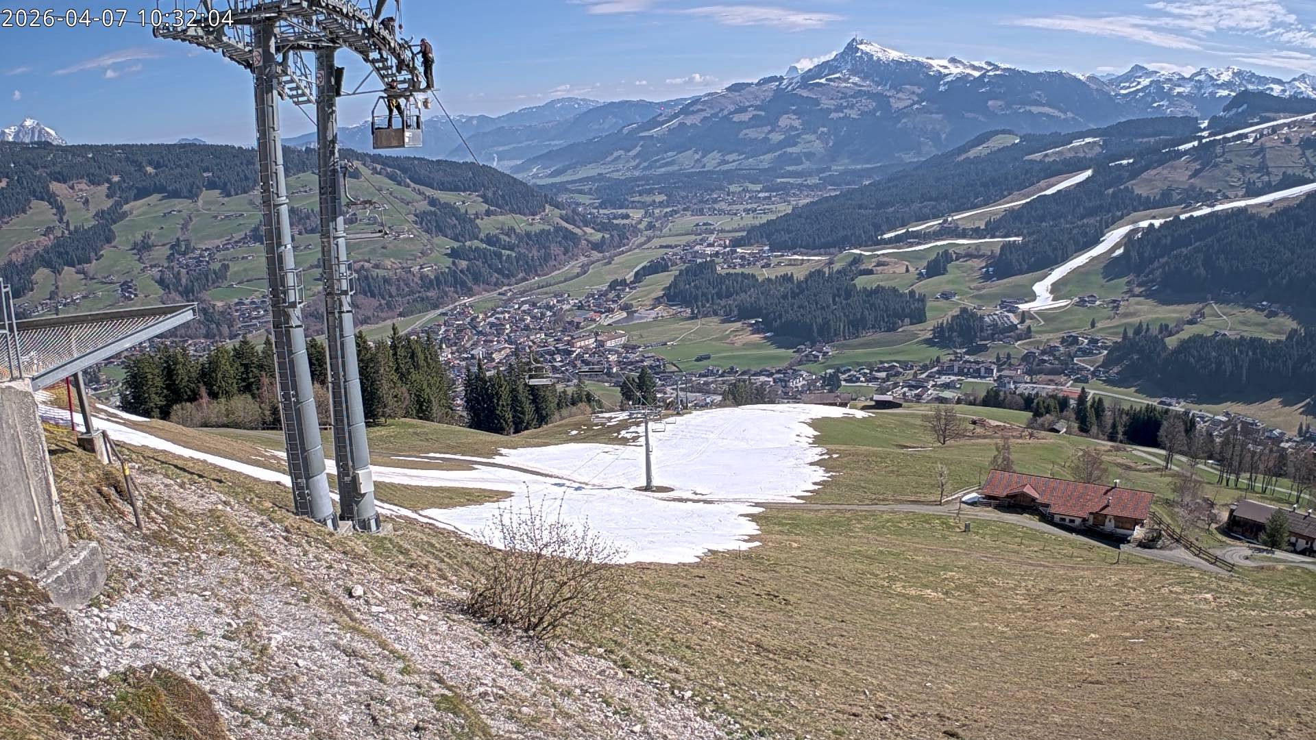 Archiv Foto Webcam Bergstation Gaisberg, Kitzbühel