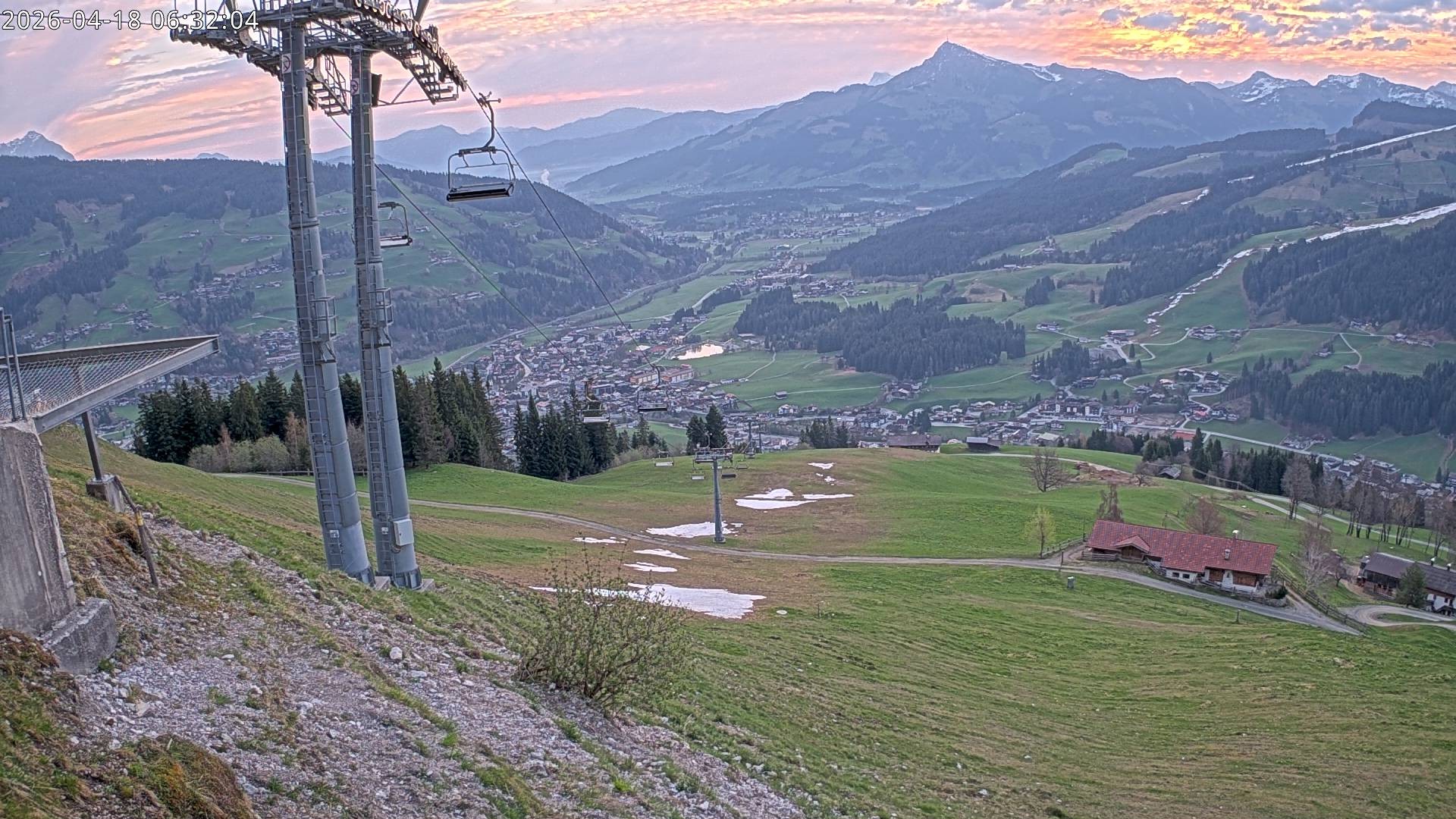 Archiv Foto Webcam Bergstation Gaisberg, Kitzbühel