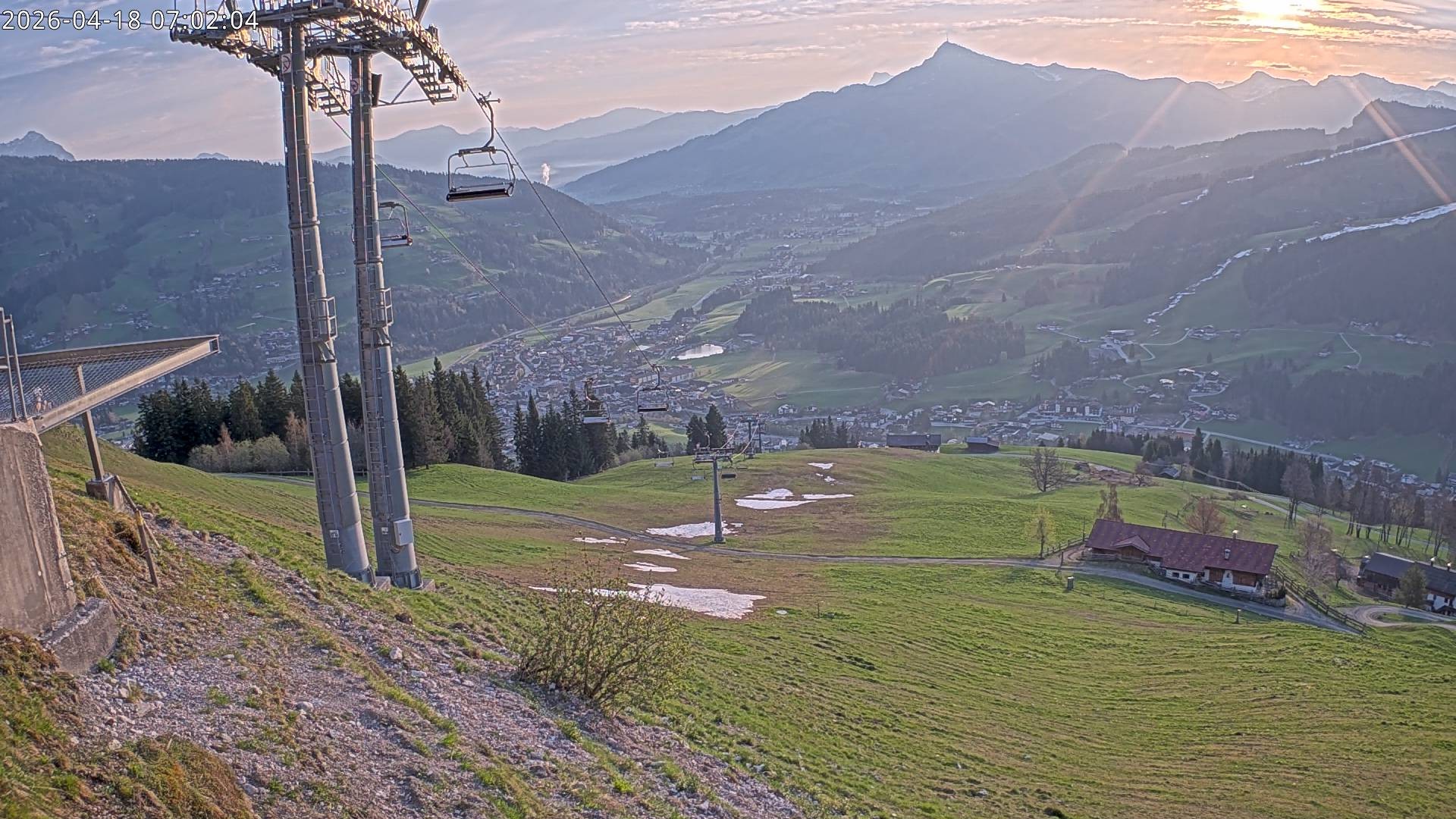 Archiv Foto Webcam Bergstation Gaisberg, Kitzbühel