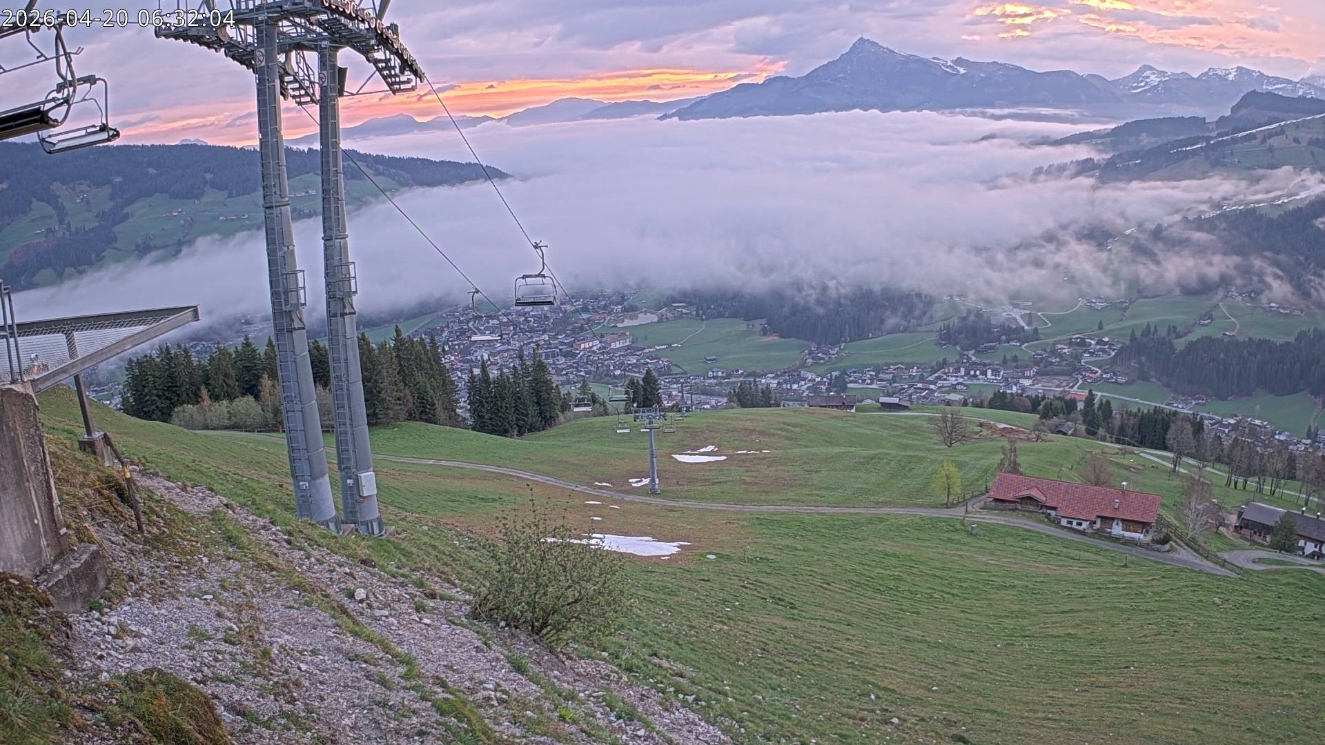 Archiv Foto Webcam Bergstation Gaisberg, Kitzbühel