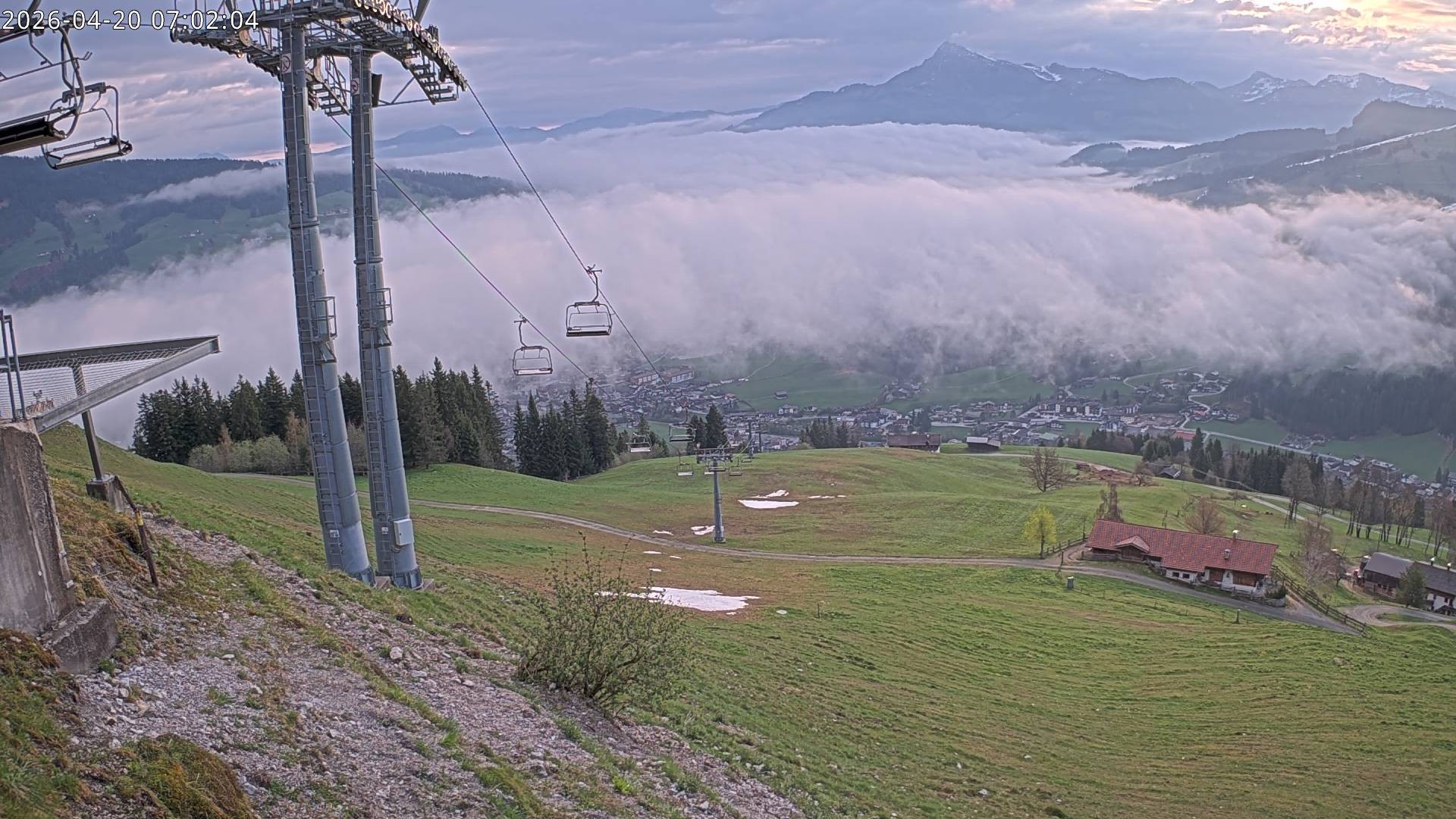 Archived image Webcam Gaisberg mountain station