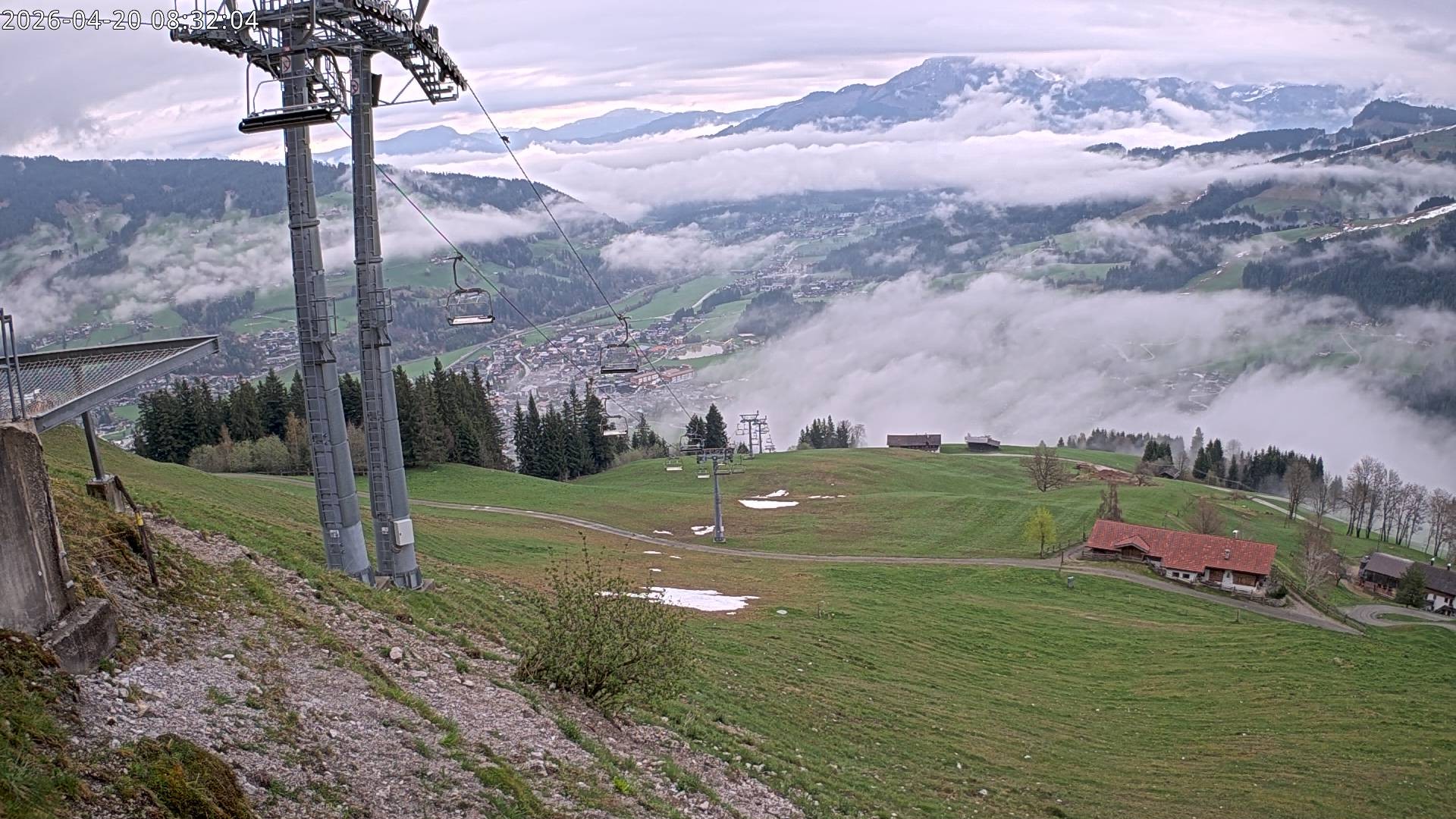 Archived image Webcam Gaisberg mountain station