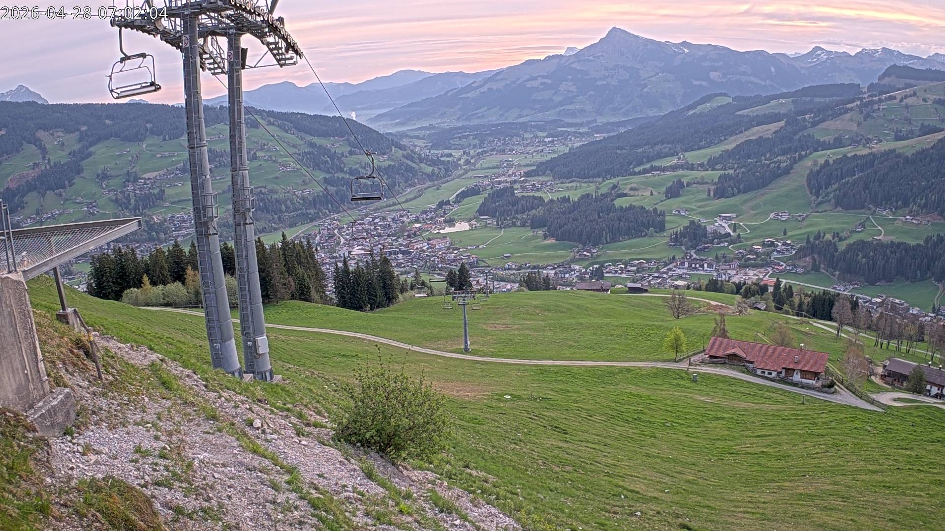 Archiv Foto Webcam Bergstation Gaisberg, Kitzbühel