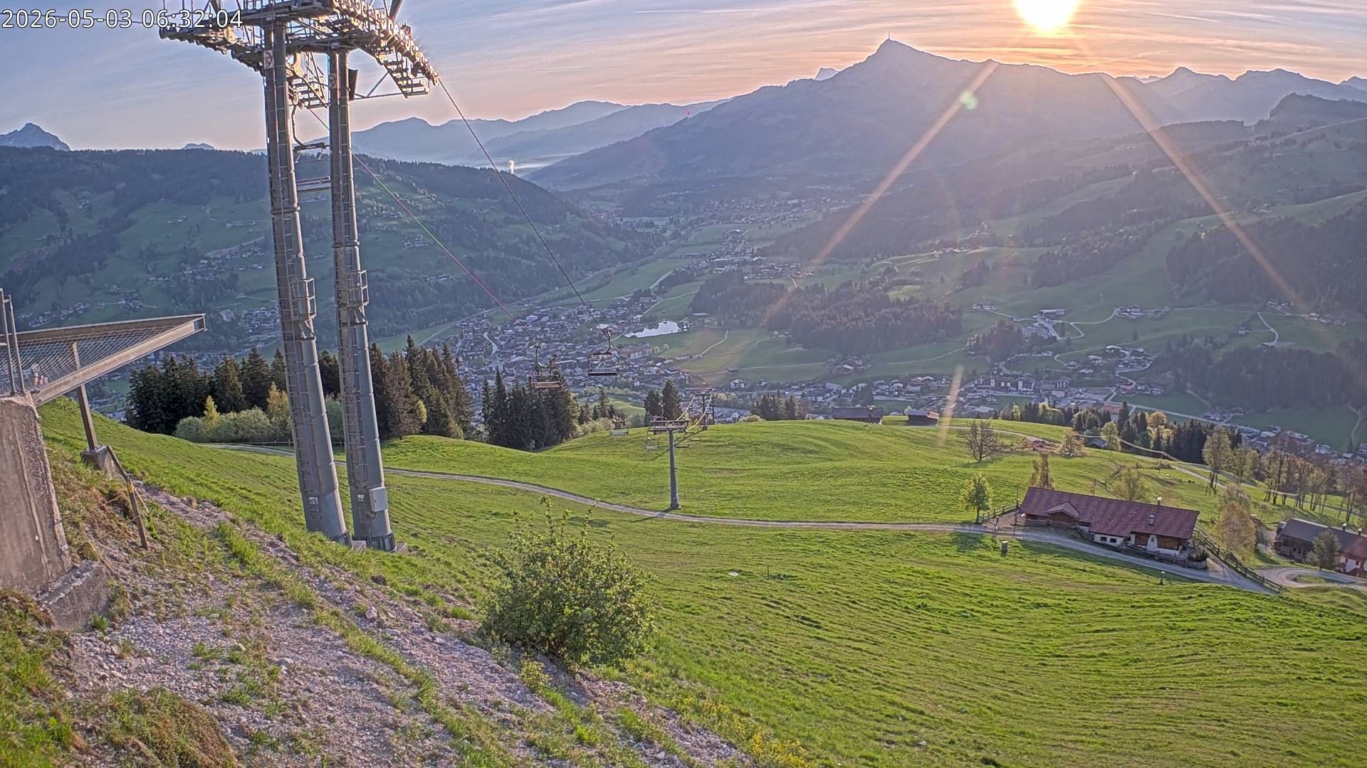 Archiv Foto Webcam Bergstation Gaisberg, Kitzbühel