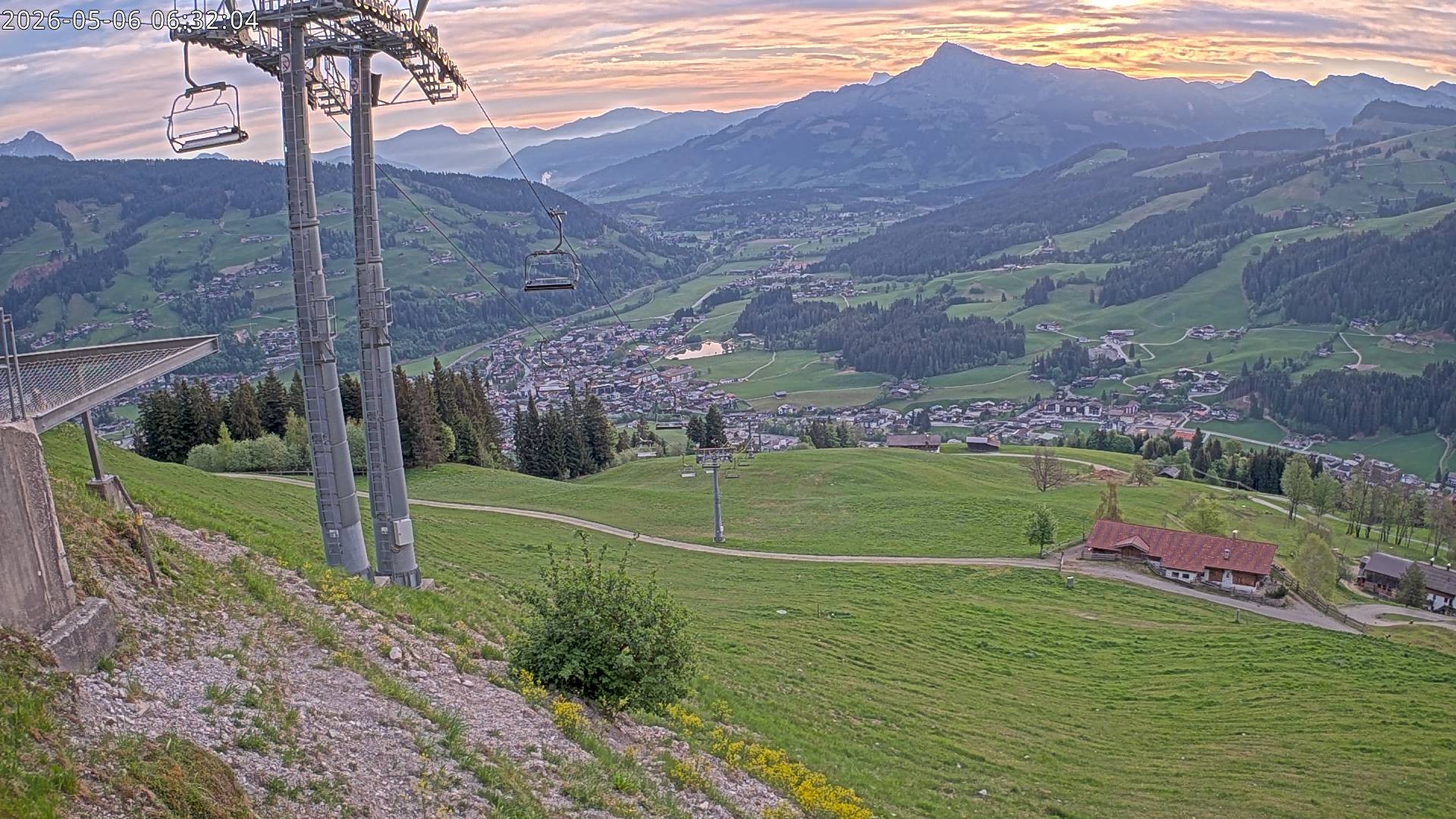 Archiv Foto Webcam Bergstation Gaisberg, Kitzbühel