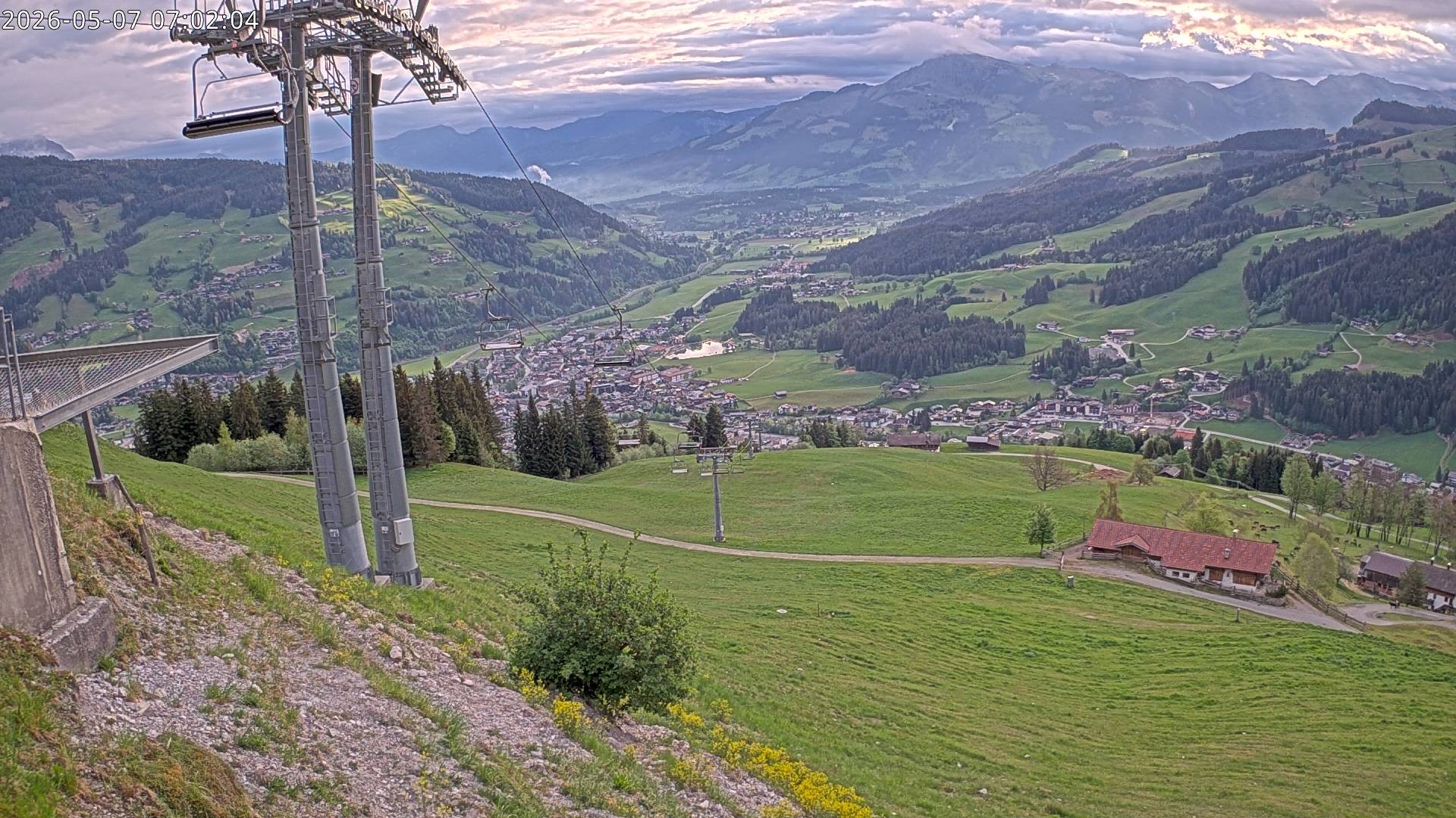 Archiv Foto Webcam Bergstation Gaisberg, Kitzbühel