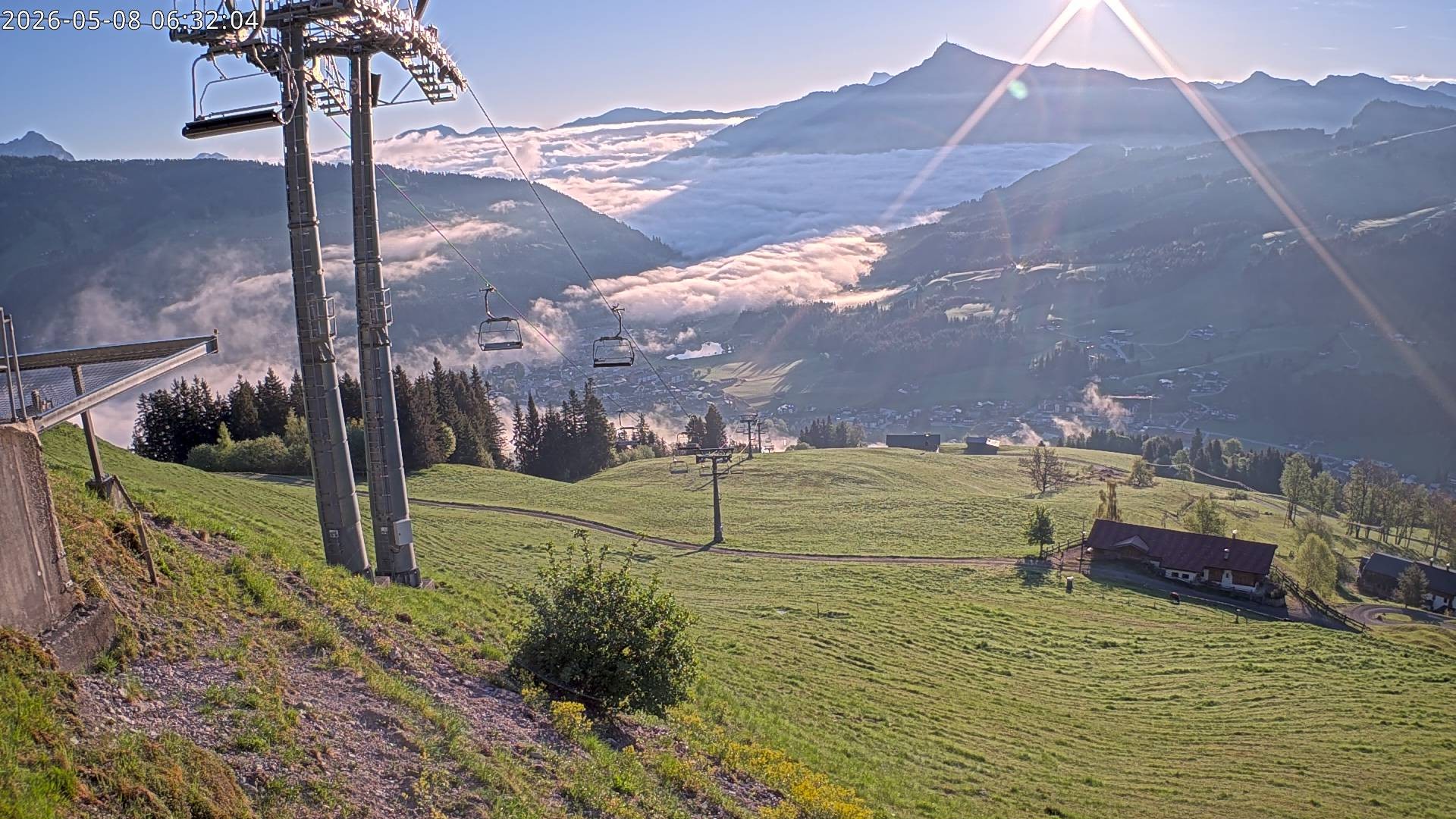 Archiv Foto Webcam Bergstation Gaisberg, Kitzbühel
