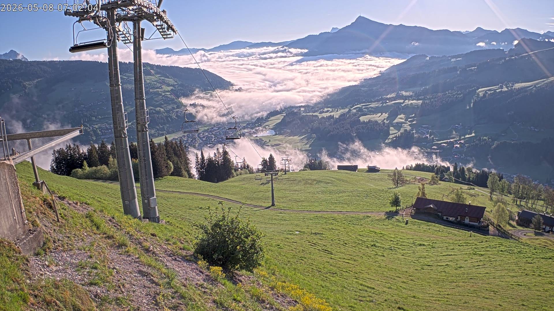 Archiv Foto Webcam Bergstation Gaisberg, Kitzbühel