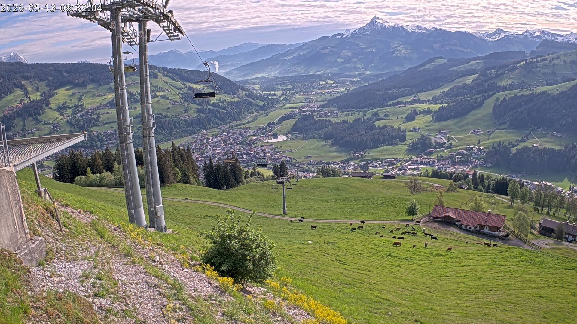 Archiv Foto Webcam Bergstation Gaisberg, Kitzbühel