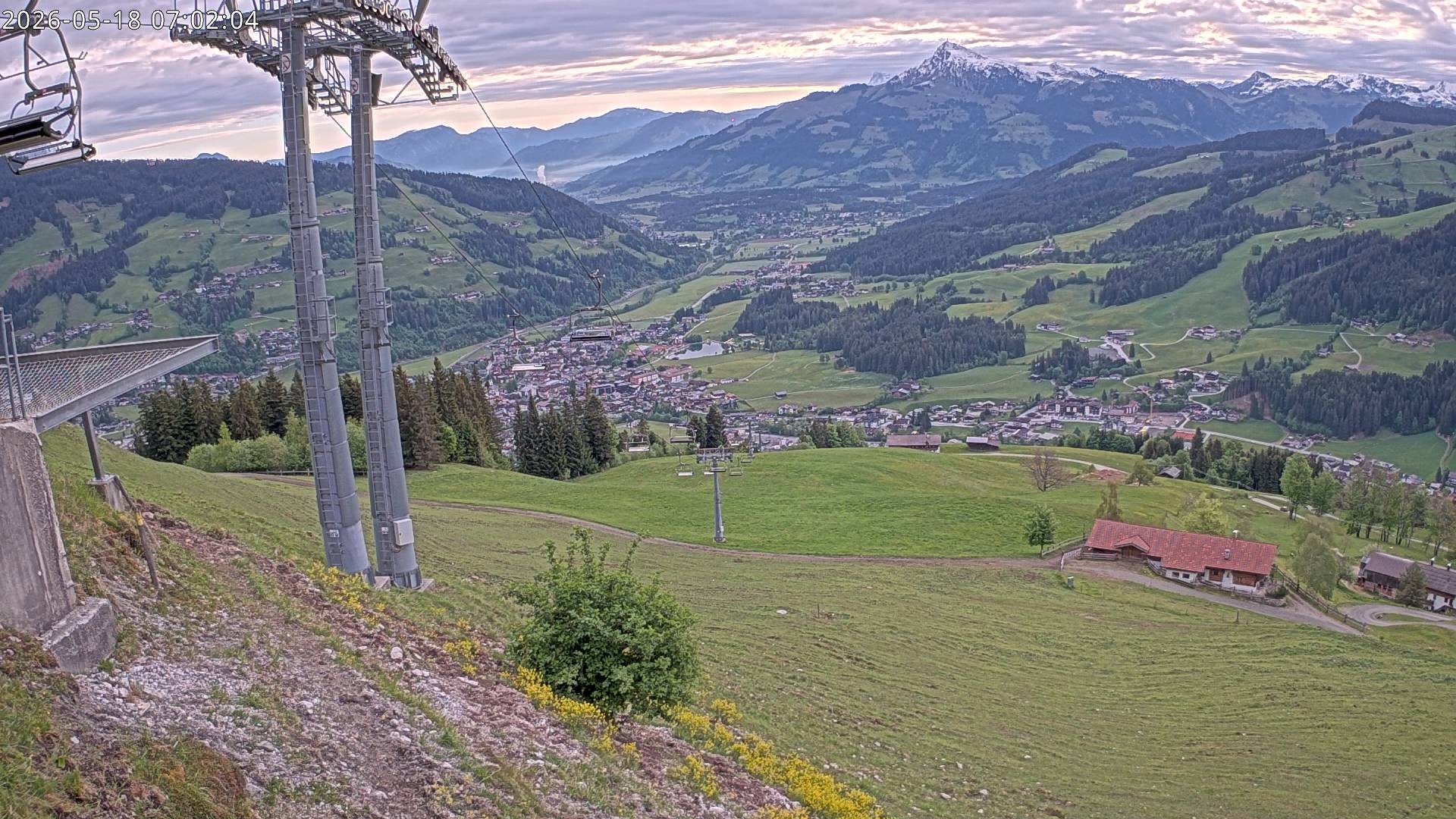 Archiv Foto Webcam Bergstation Gaisberg, Kitzbühel