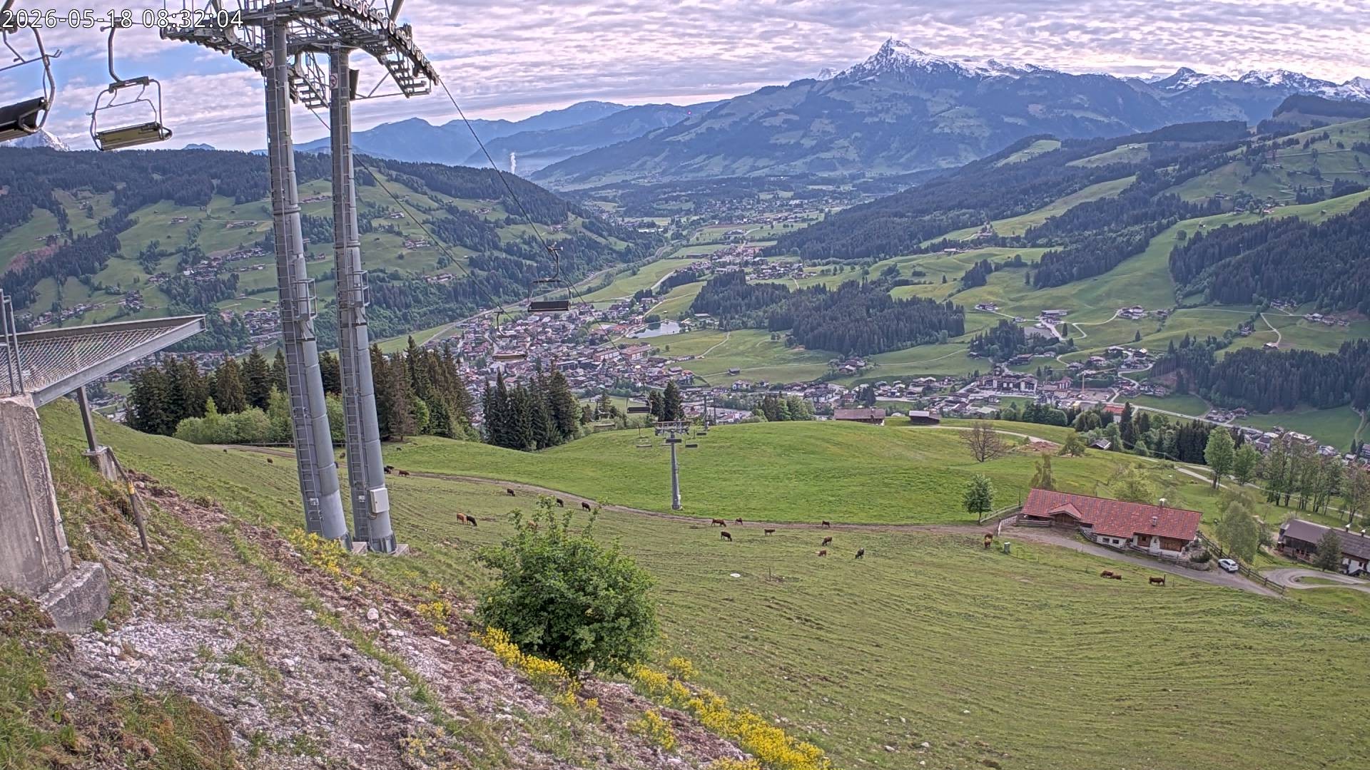 Archiv Foto Webcam Bergstation Gaisberg, Kitzbühel