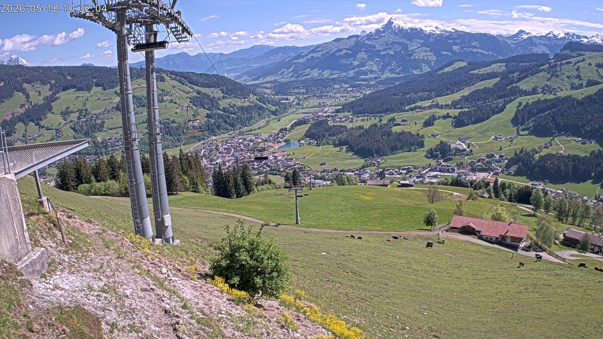 Archiv Foto Webcam Bergstation Gaisberg, Kitzbühel