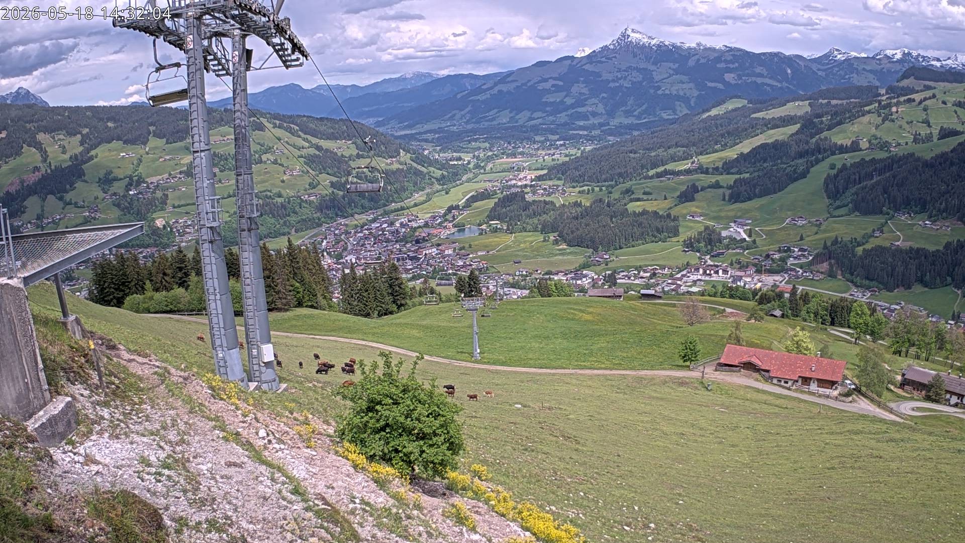 Archiv Foto Webcam Bergstation Gaisberg, Kitzbühel