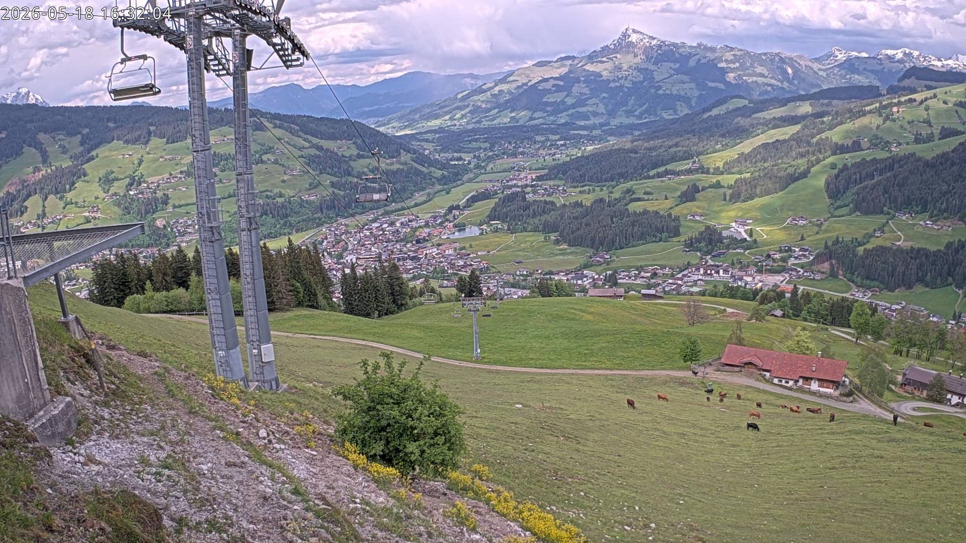 Archiv Foto Webcam Bergstation Gaisberg, Kitzbühel