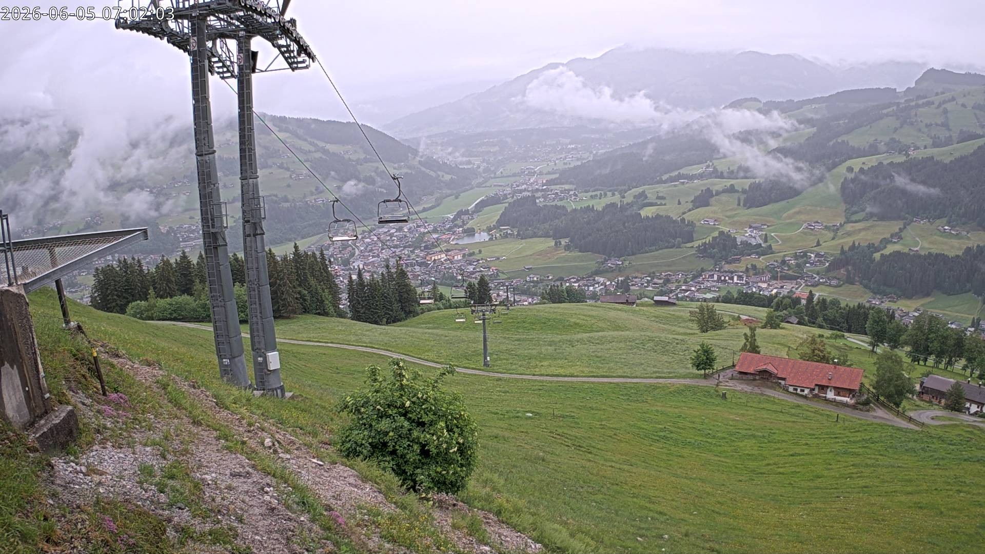 Archiv Foto Webcam Bergstation Gaisberg, Kitzbühel