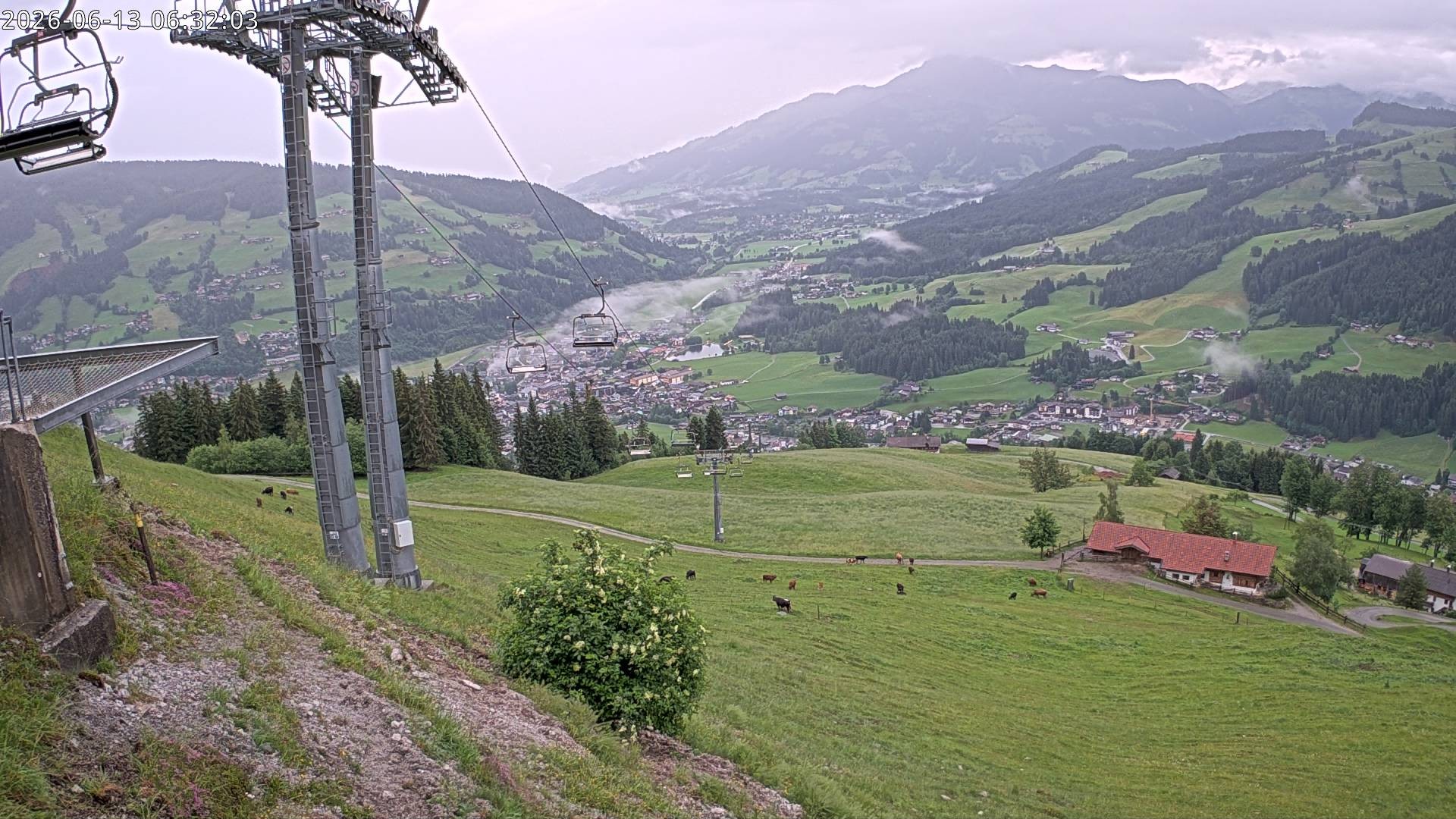 Archiv Foto Webcam Bergstation Gaisberg, Kitzbühel