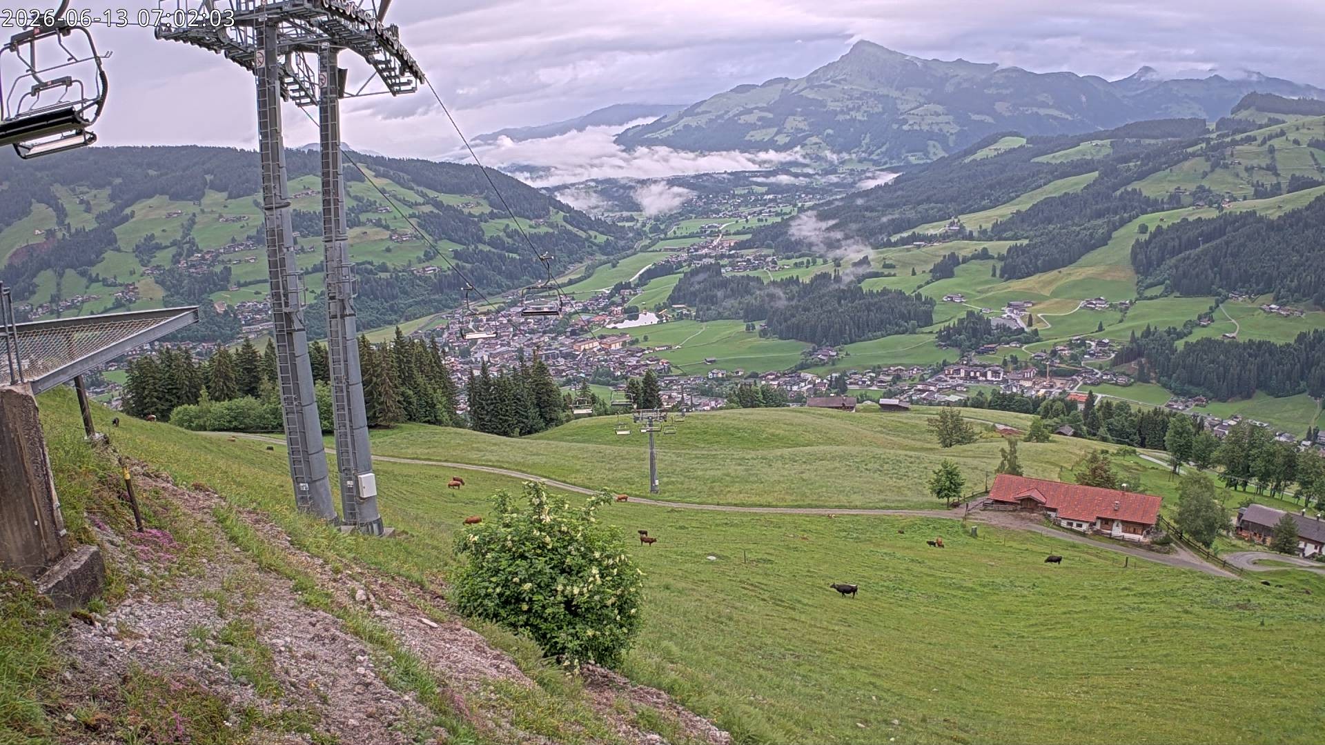 Archiv Foto Webcam Bergstation Gaisberg, Kitzbühel