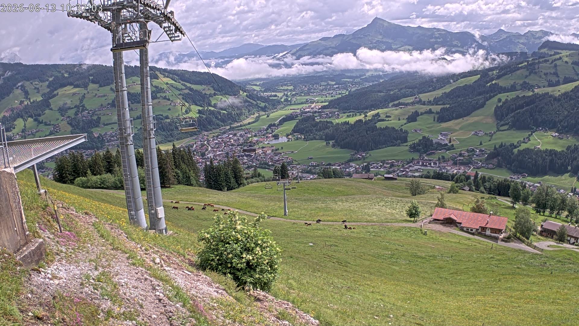 Archiv Foto Webcam Bergstation Gaisberg, Kitzbühel