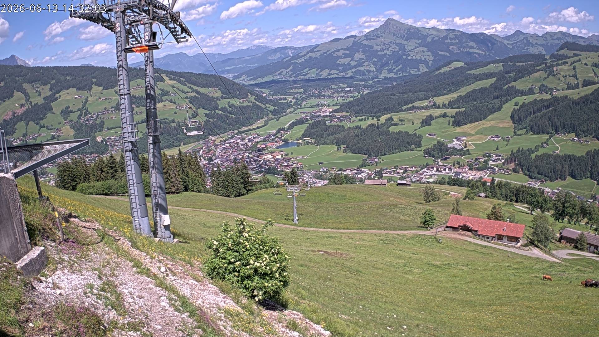 Archiv Foto Webcam Bergstation Gaisberg, Kitzbühel