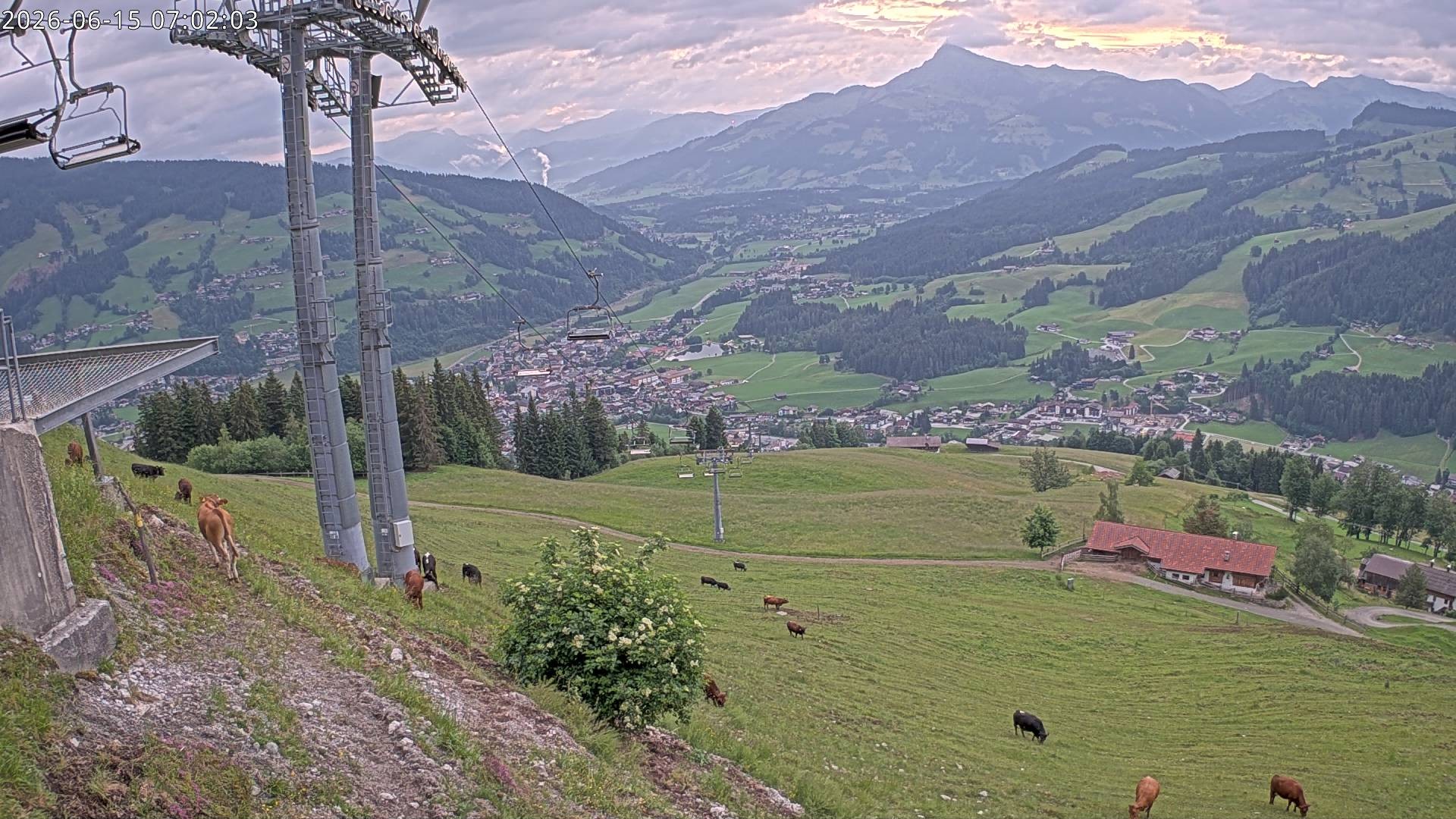 Archiv Foto Webcam Bergstation Gaisberg, Kitzbühel