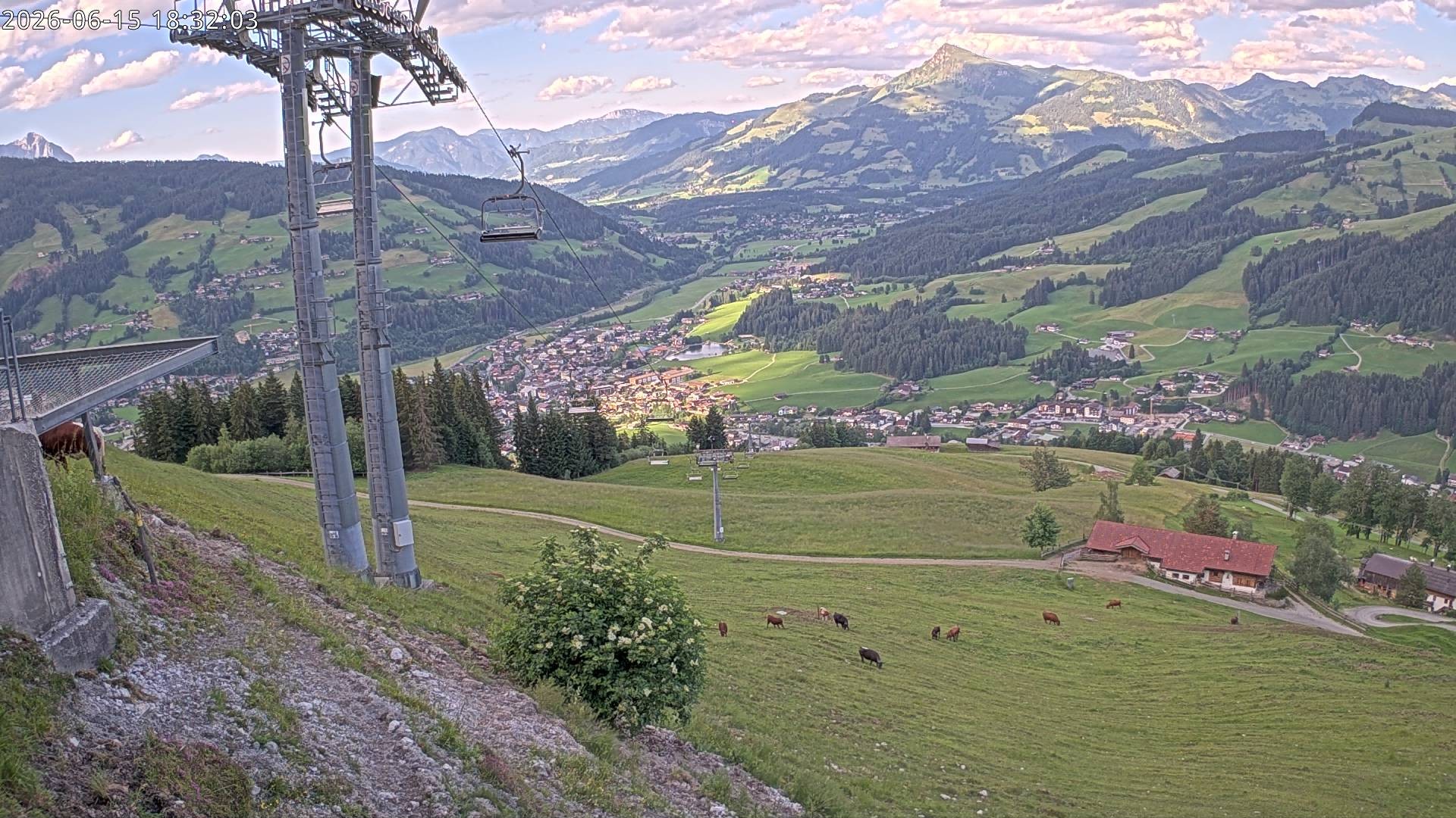 Archiv Foto Webcam Bergstation Gaisberg, Kitzbühel
