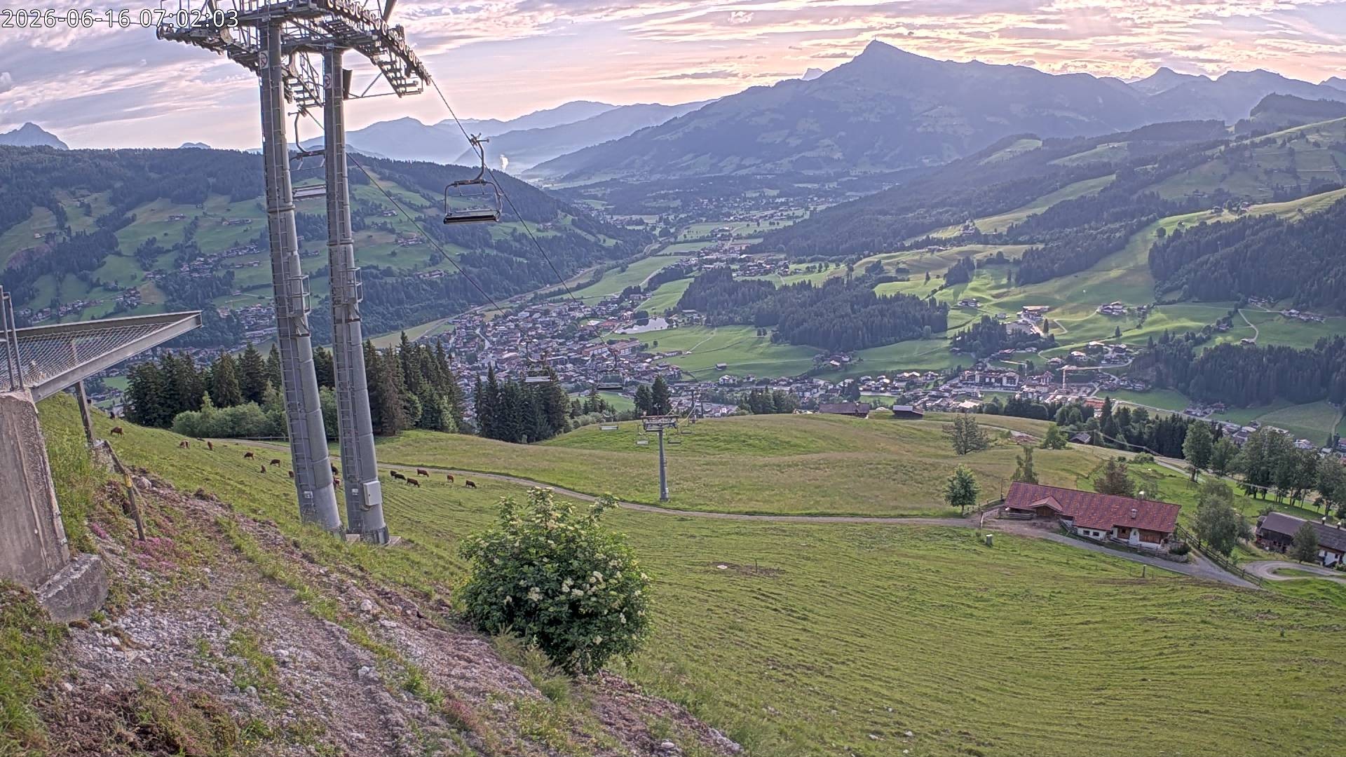 Archiv Foto Webcam Bergstation Gaisberg, Kitzbühel