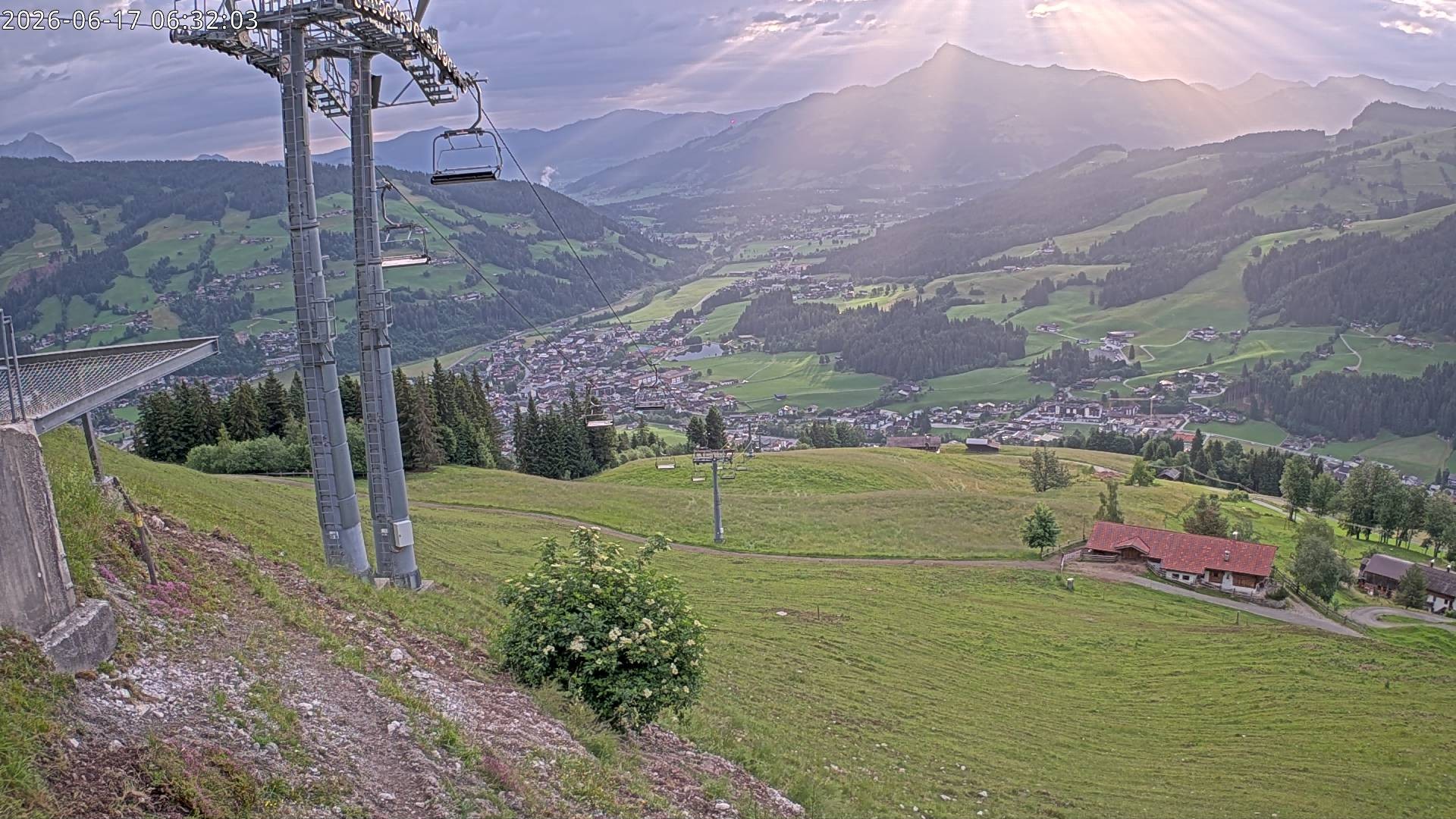 Archiv Foto Webcam Bergstation Gaisberg, Kitzbühel