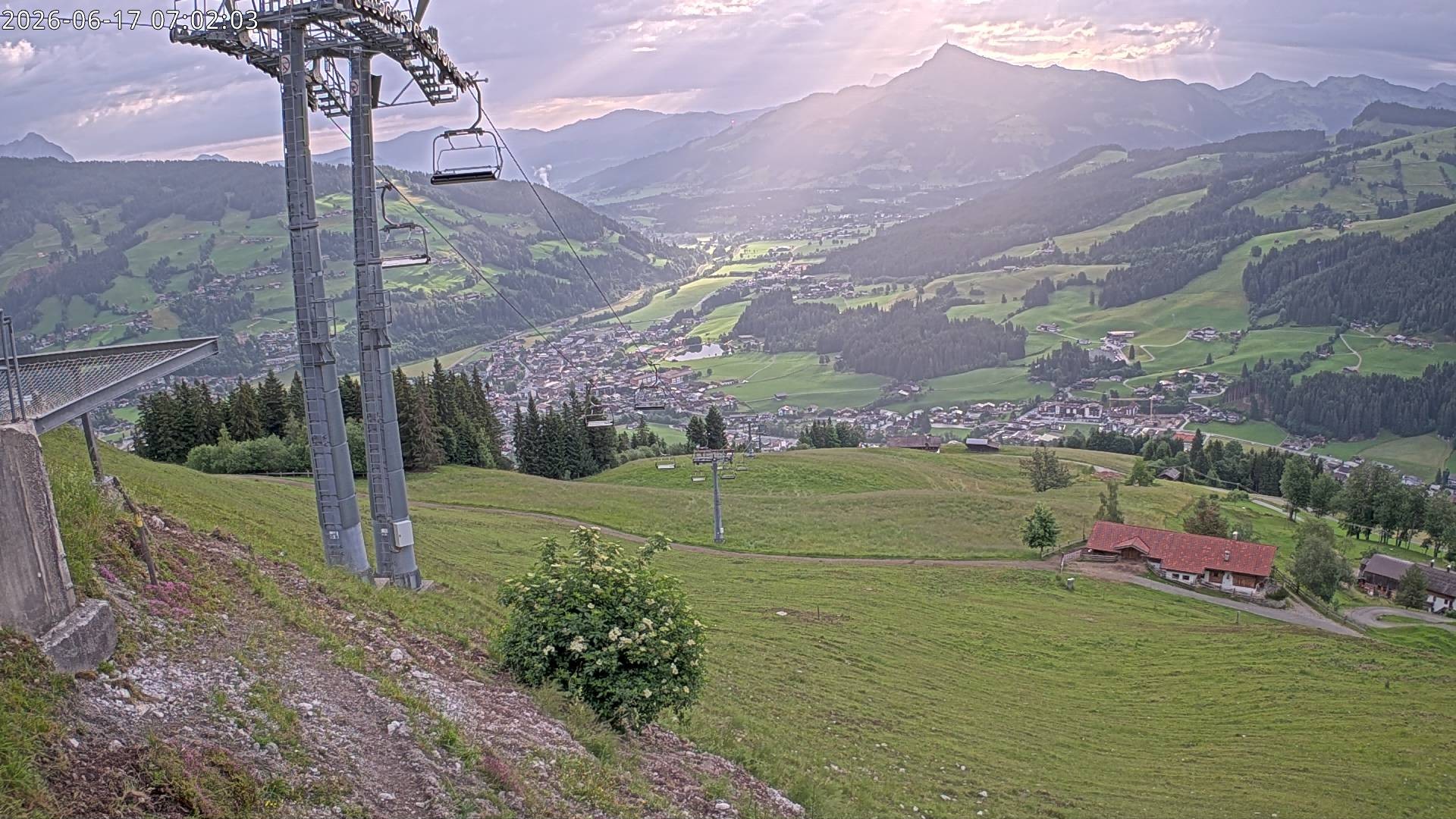 Archiv Foto Webcam Bergstation Gaisberg, Kitzbühel