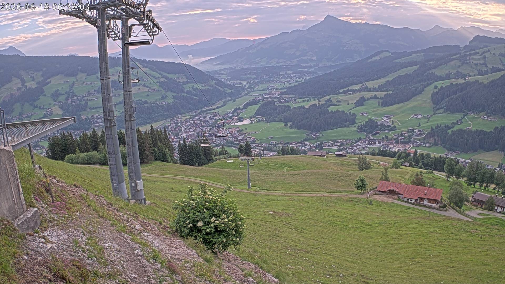 Archiv Foto Webcam Bergstation Gaisberg, Kitzbühel