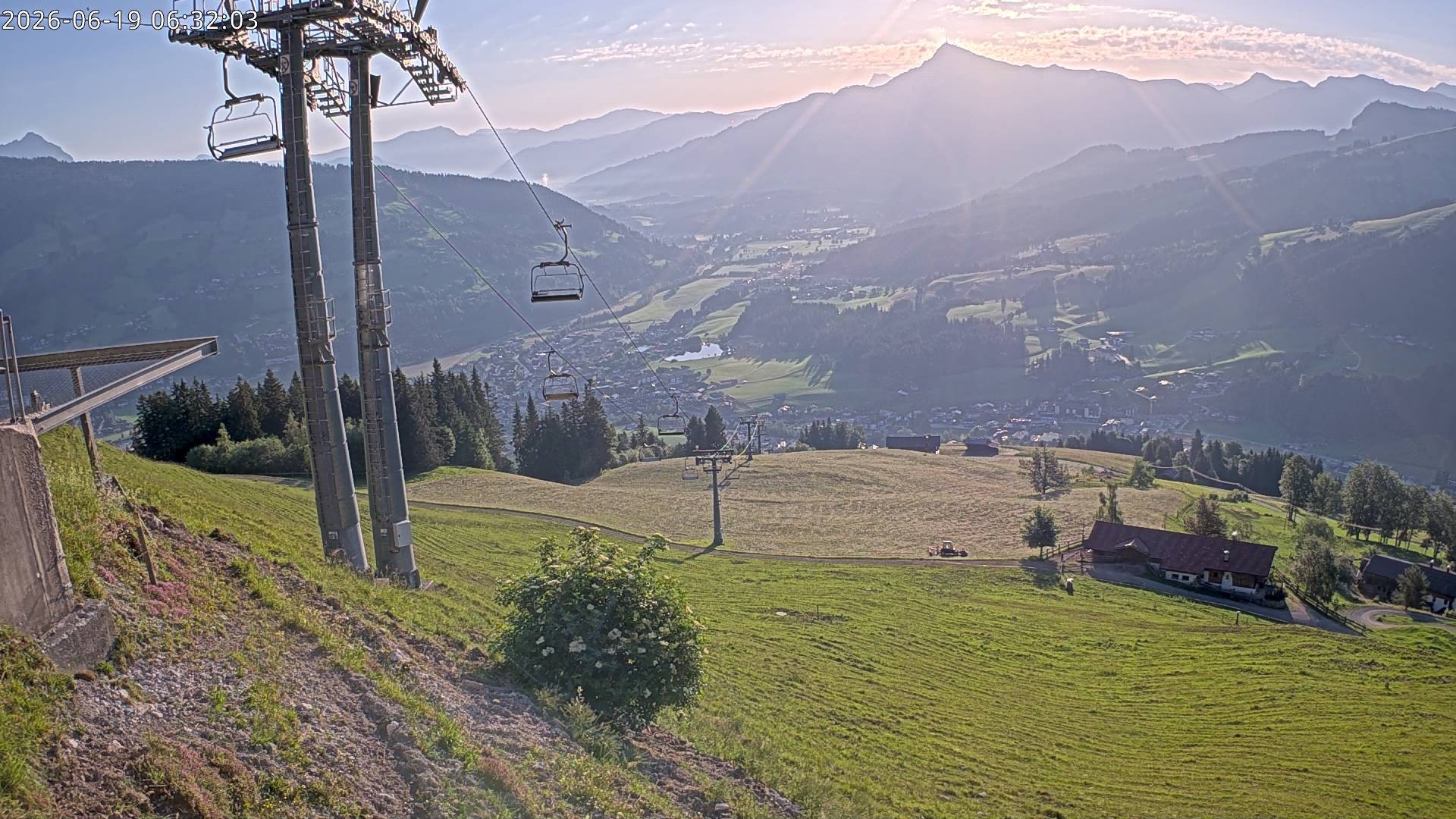 Archiv Foto Webcam Bergstation Gaisberg, Kitzbühel