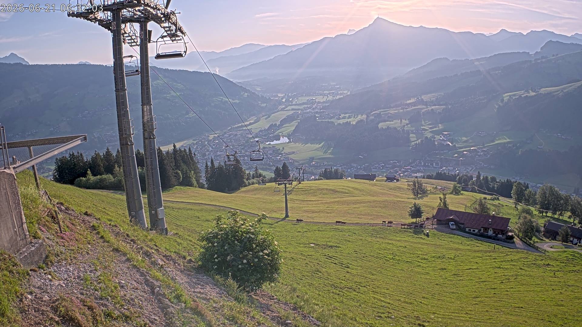 Archiv Foto Webcam Bergstation Gaisberg, Kitzbühel