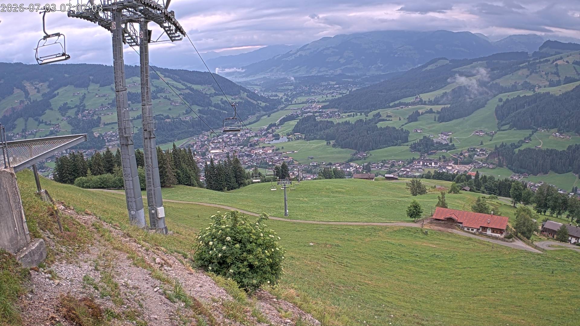 Archiv Foto Webcam Bergstation Gaisberg, Kitzbühel