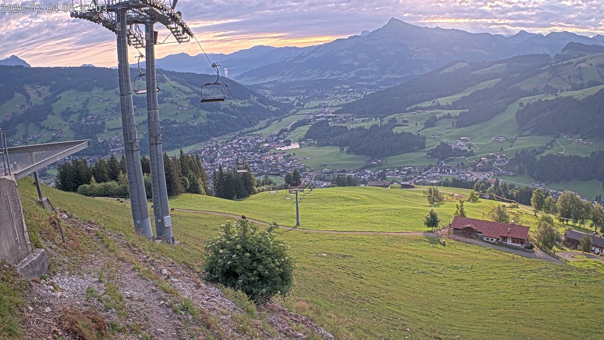 Archiv Foto Webcam Bergstation Gaisberg, Kitzbühel