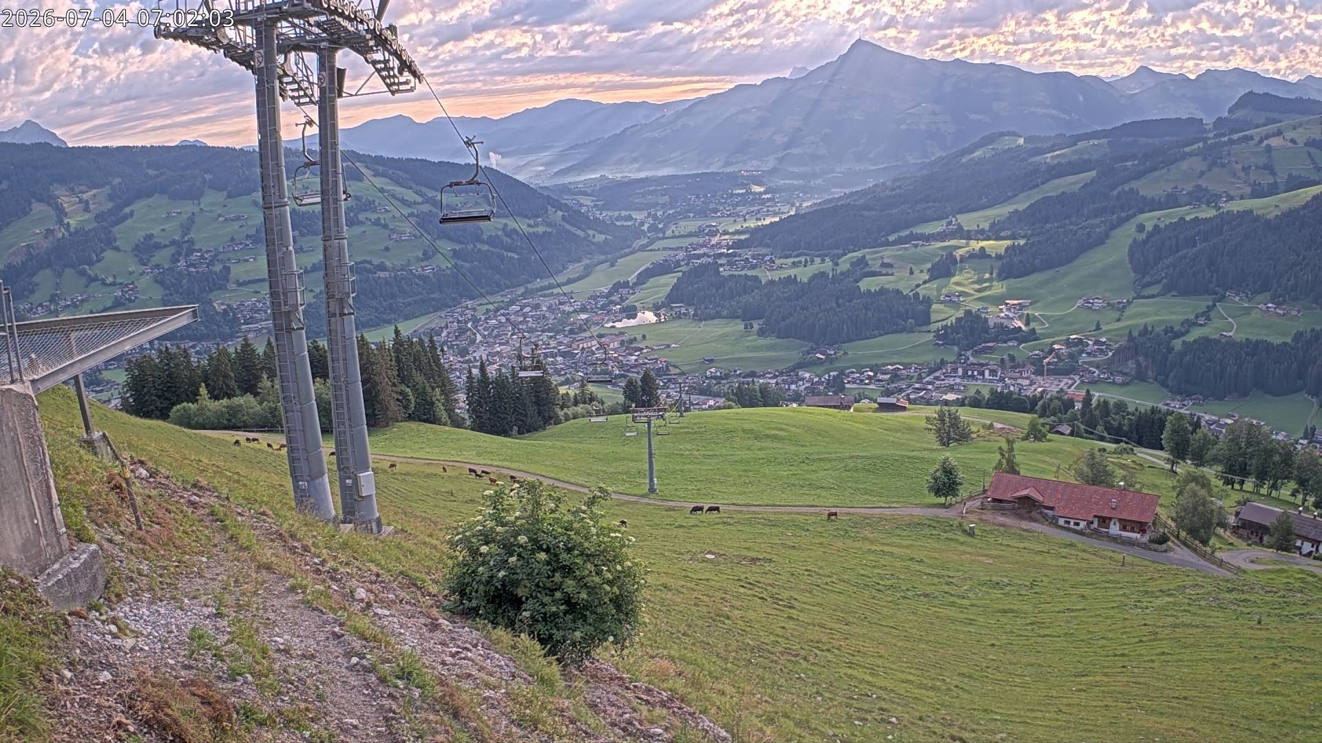 Archiv Foto Webcam Bergstation Gaisberg, Kitzbühel