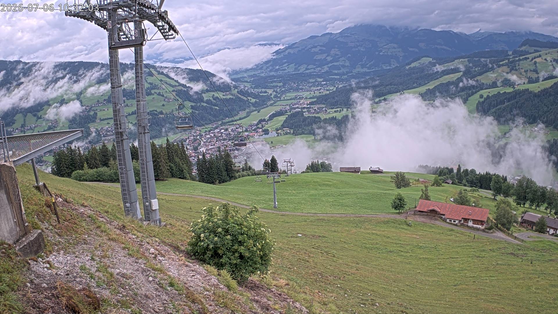 Archiv Foto Webcam Bergstation Gaisberg, Kitzbühel