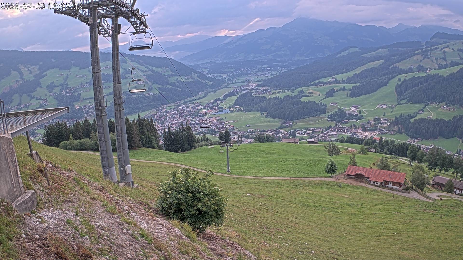 Archiv Foto Webcam Bergstation Gaisberg, Kitzbühel