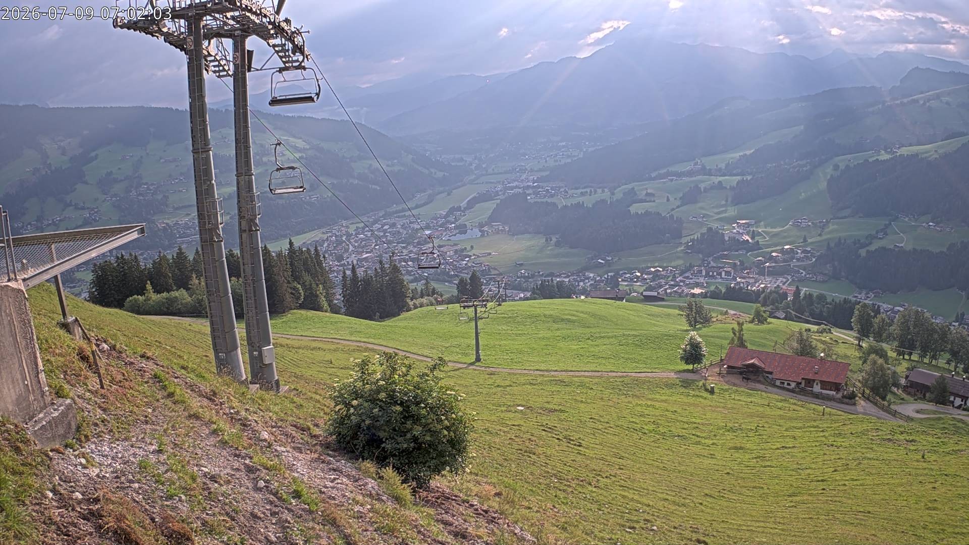 Archiv Foto Webcam Bergstation Gaisberg, Kitzbühel