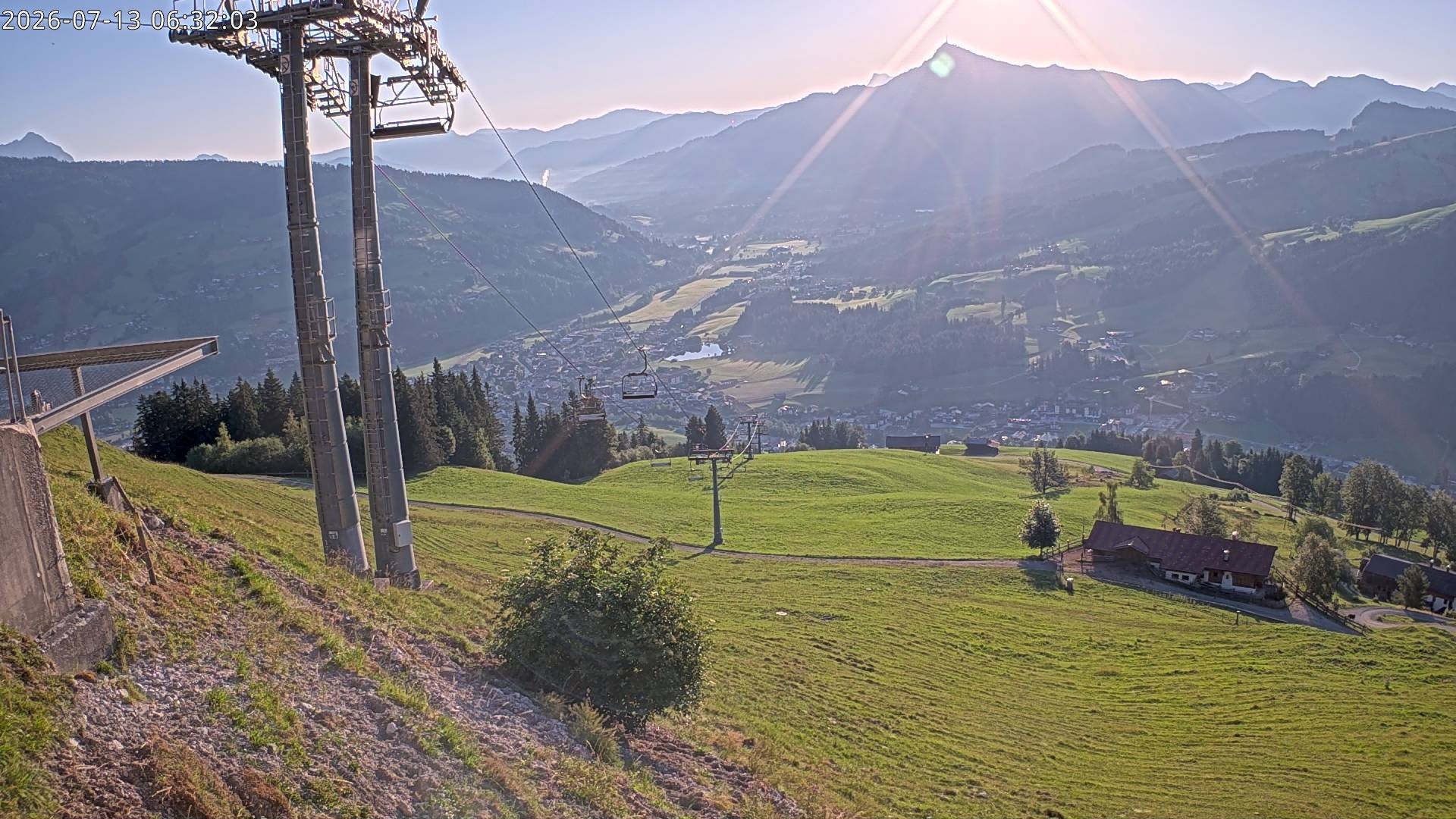 Archiv Foto Webcam Bergstation Gaisberg, Kitzbühel