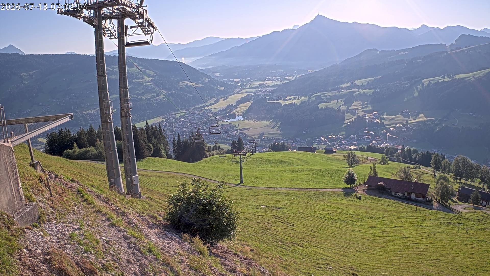 Archiv Foto Webcam Bergstation Gaisberg, Kitzbühel