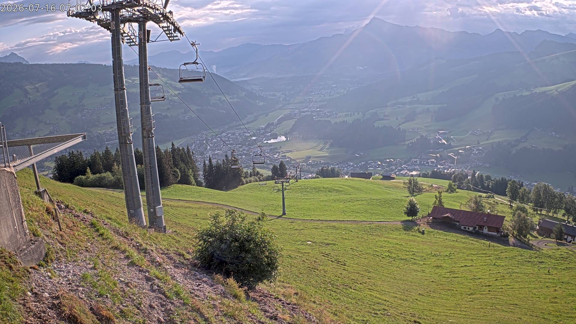Archiv Foto Webcam Bergstation Gaisberg, Kitzbühel