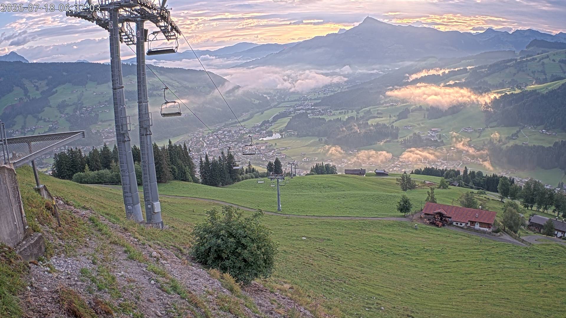 Archiv Foto Webcam Bergstation Gaisberg, Kitzbühel