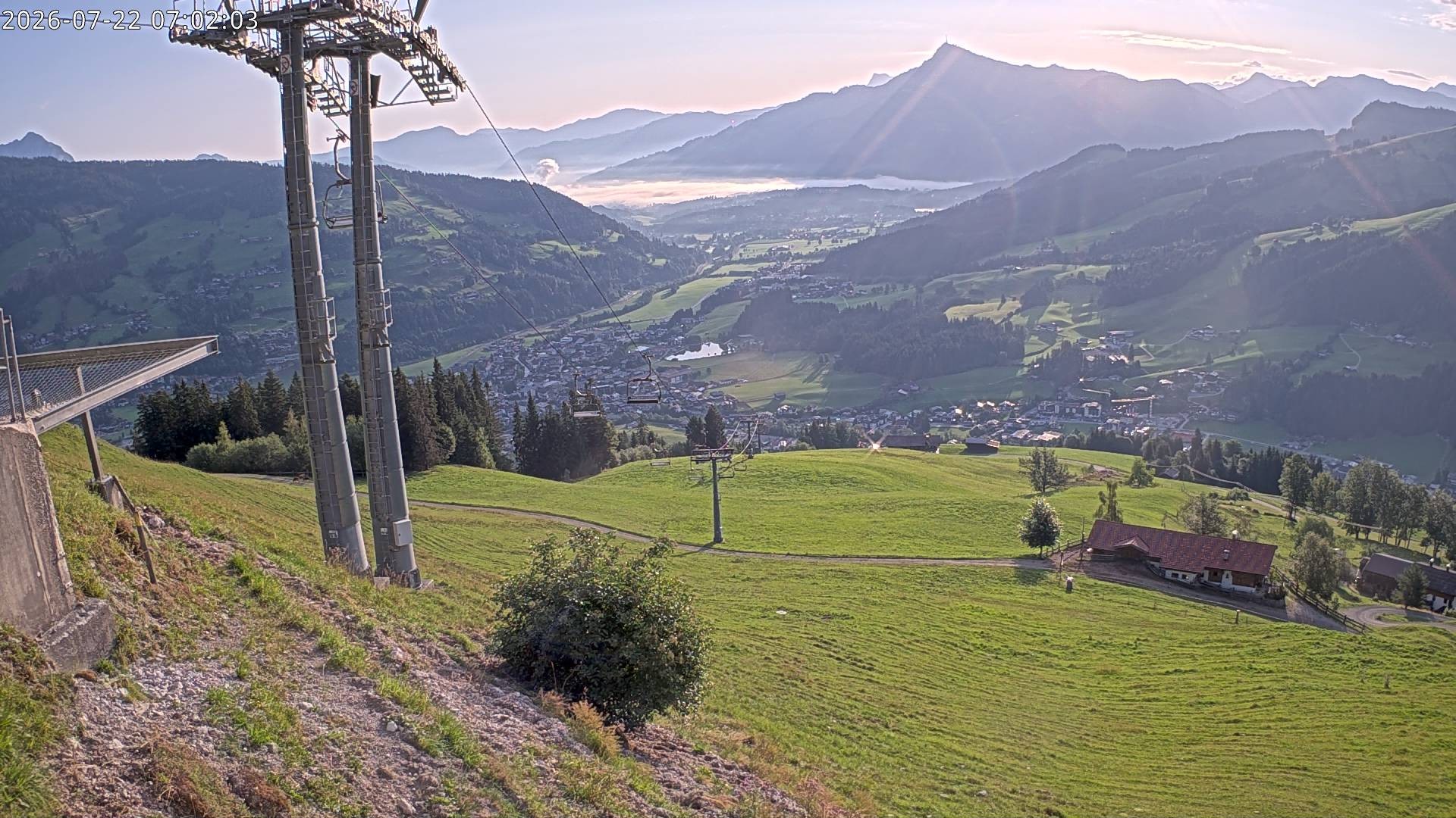 Archiv Foto Webcam Bergstation Gaisberg, Kitzbühel