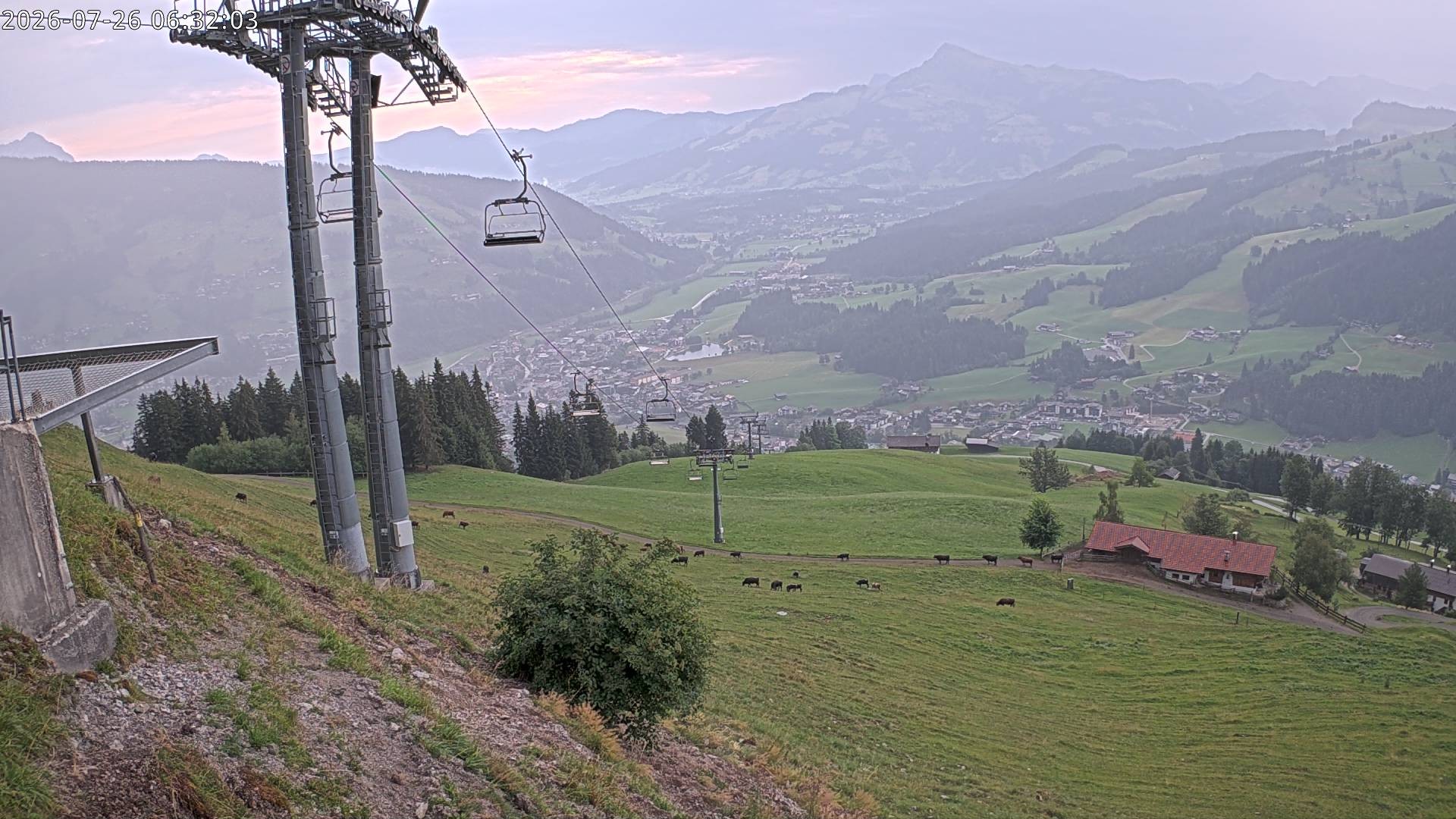 Archiv Foto Webcam Bergstation Gaisberg, Kitzbühel