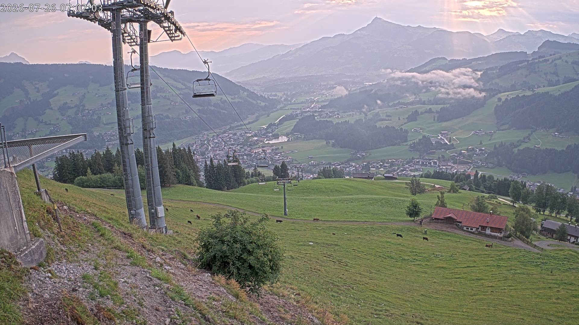 Archiv Foto Webcam Bergstation Gaisberg, Kitzbühel